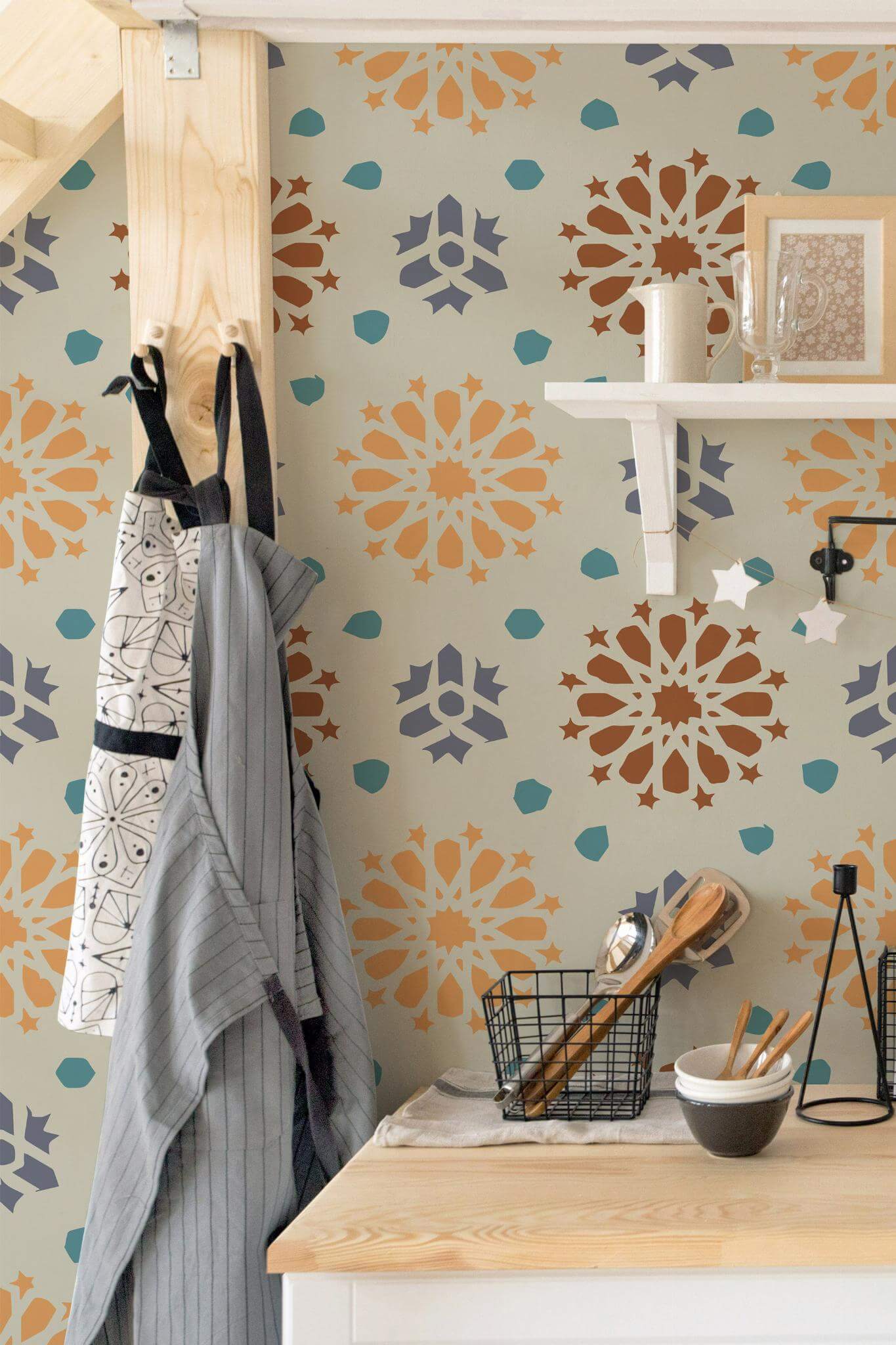 Moroccan floral Wallpaper - Image 4