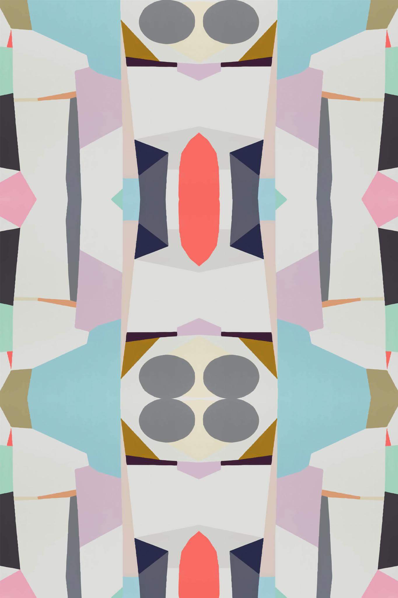 Abstract geometric shapes Wallpaper - Image 2