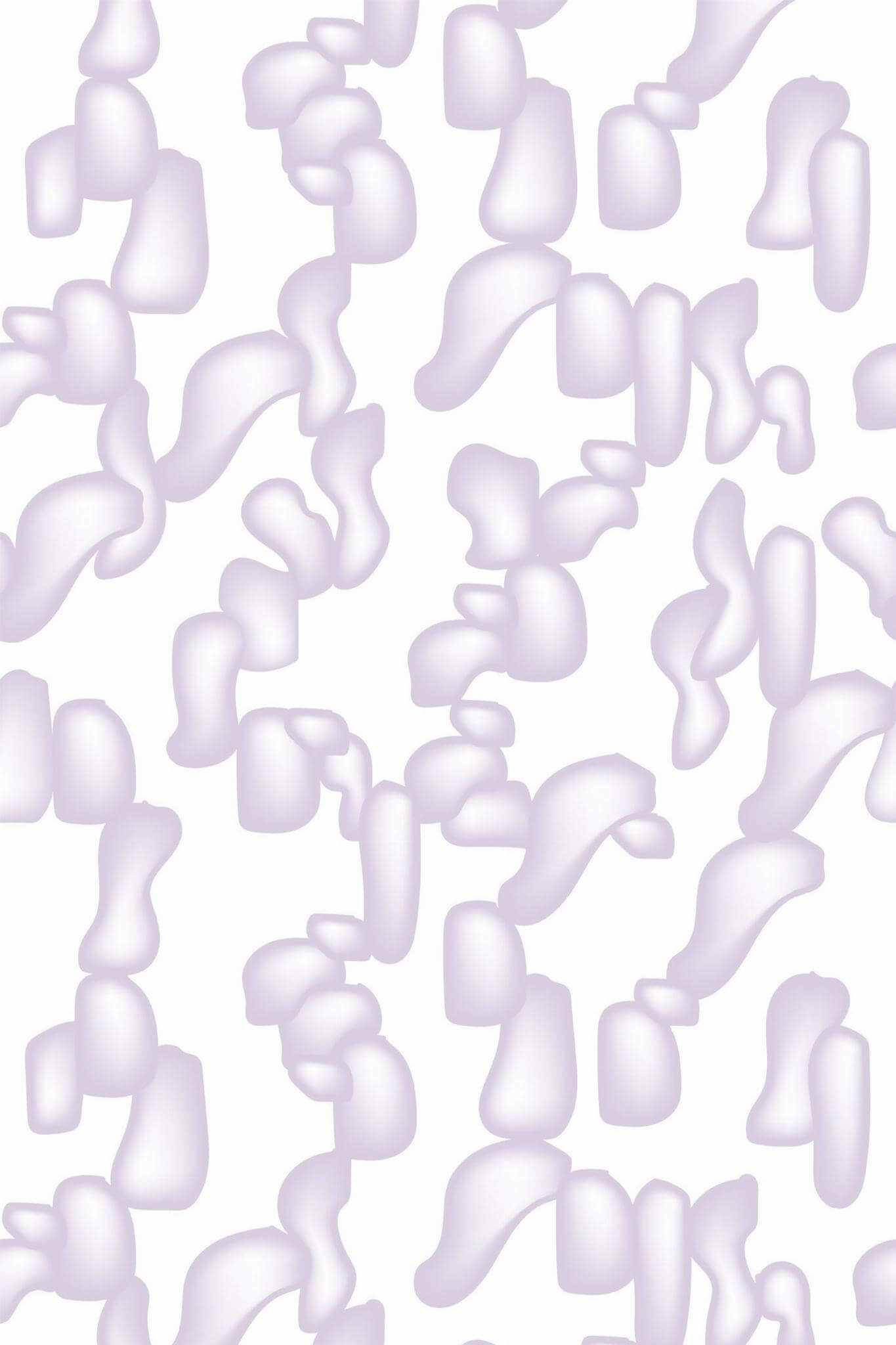 Abstract purple modern shapes Wallpaper - Image 2
