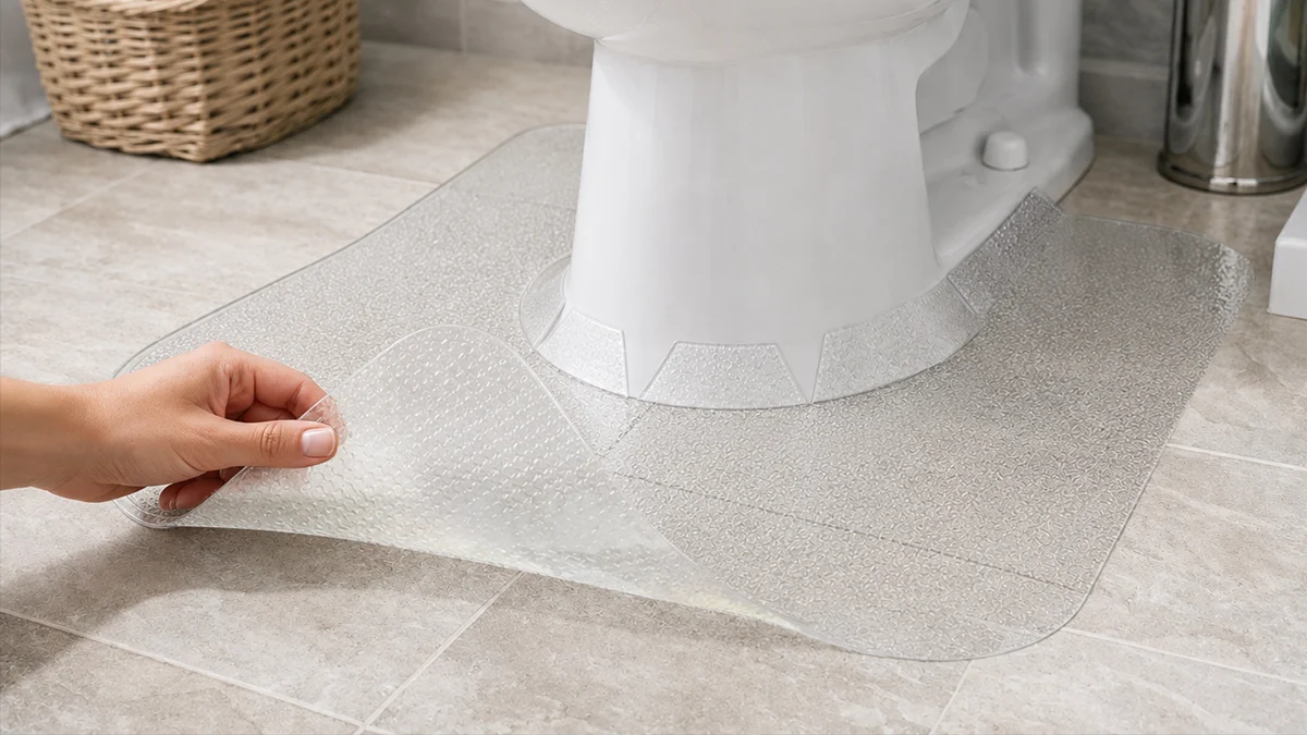 How to Choose a Safe Toilet Floor Mat That Stays Put