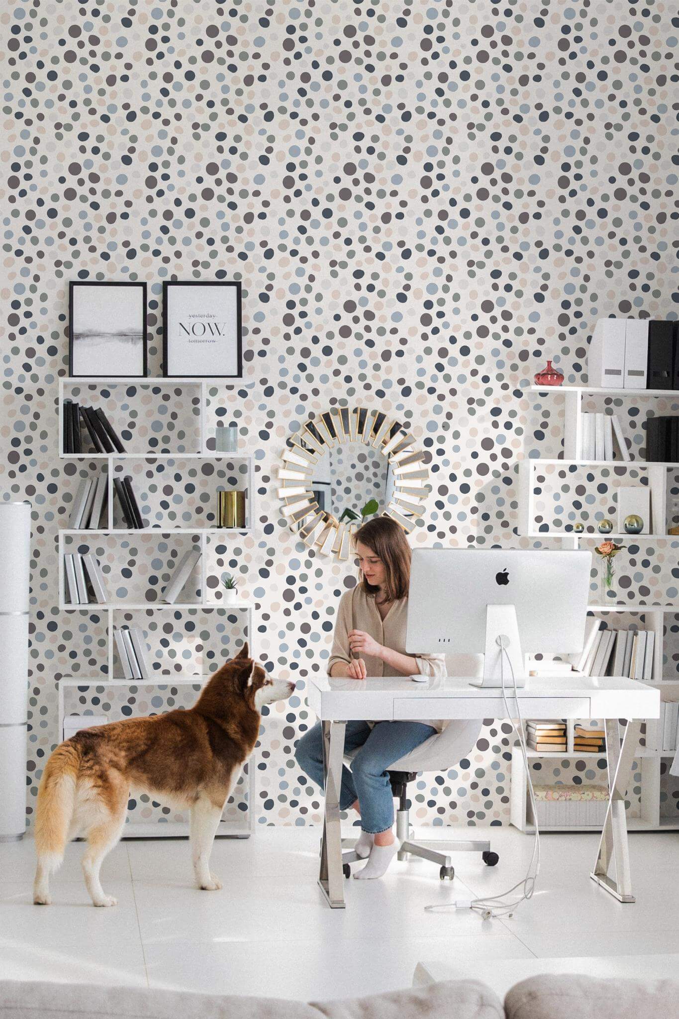 Pastel aesthetic dots Wallpaper - Image 4