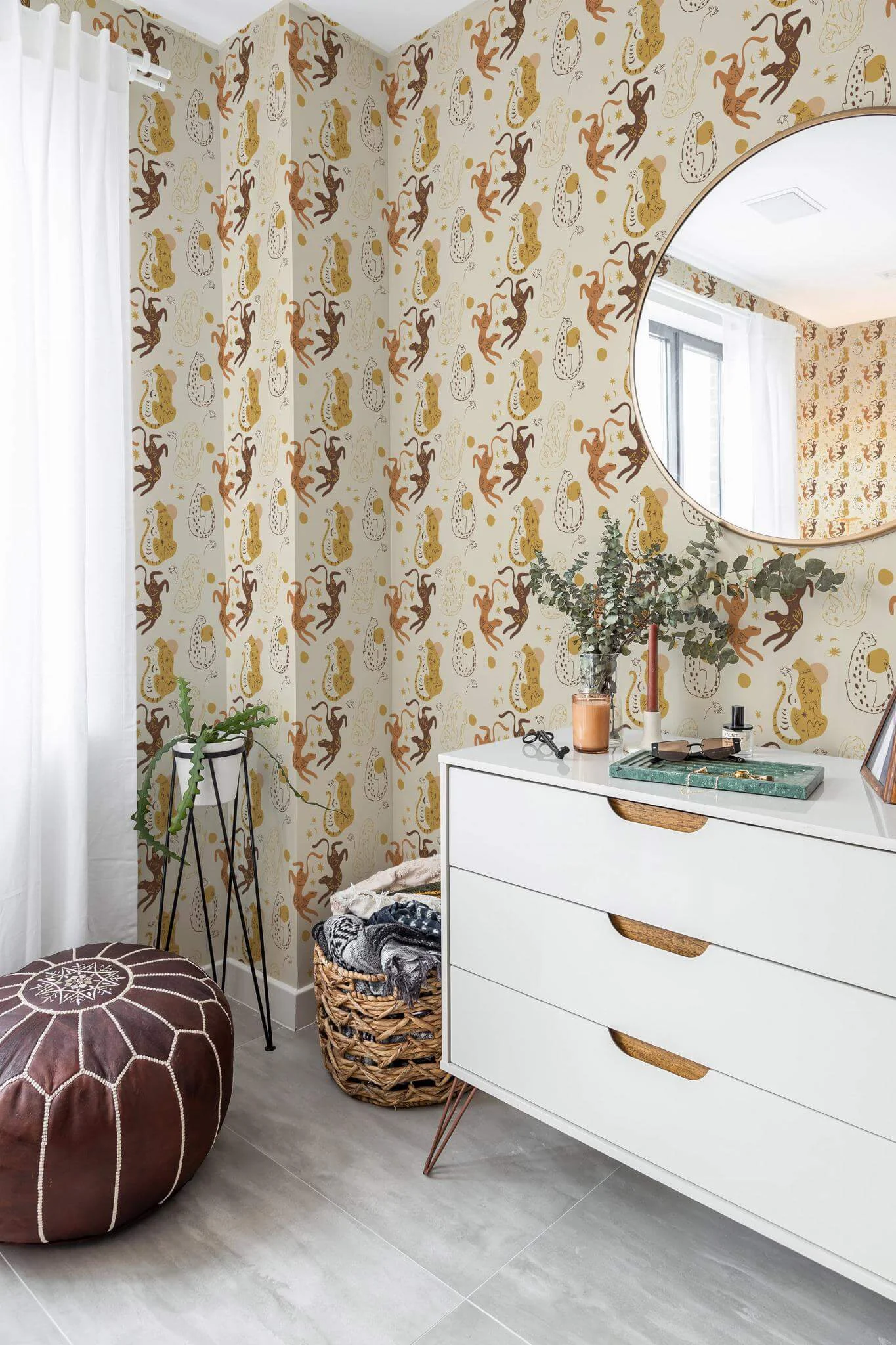Aesthetic leopard pattern Wallpaper - Image 3