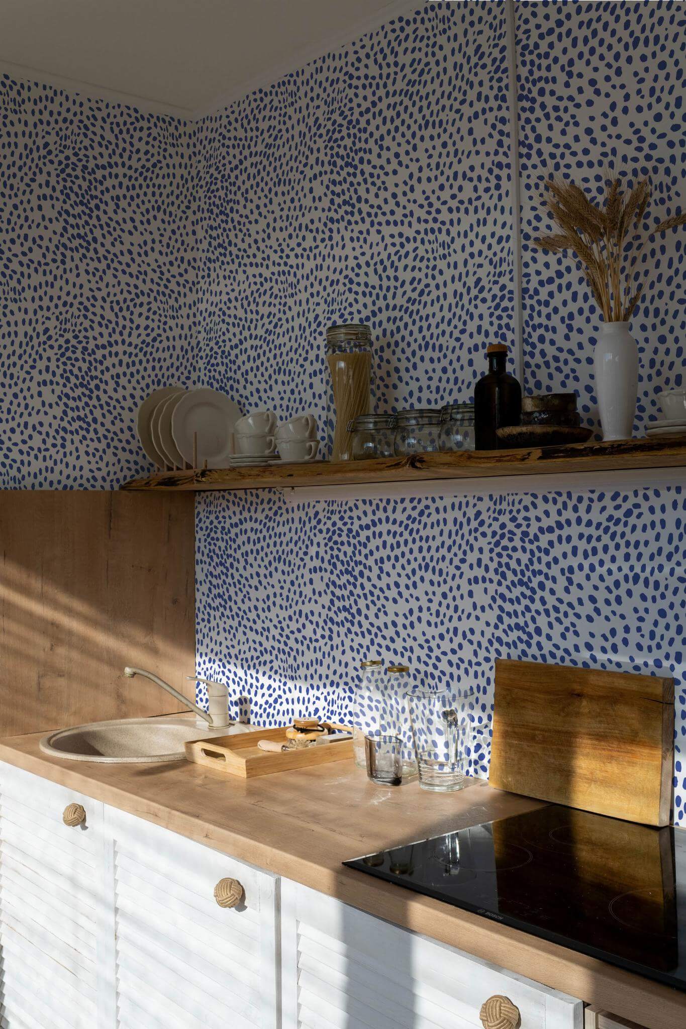 Blue animal print Wallpaper - Image 4