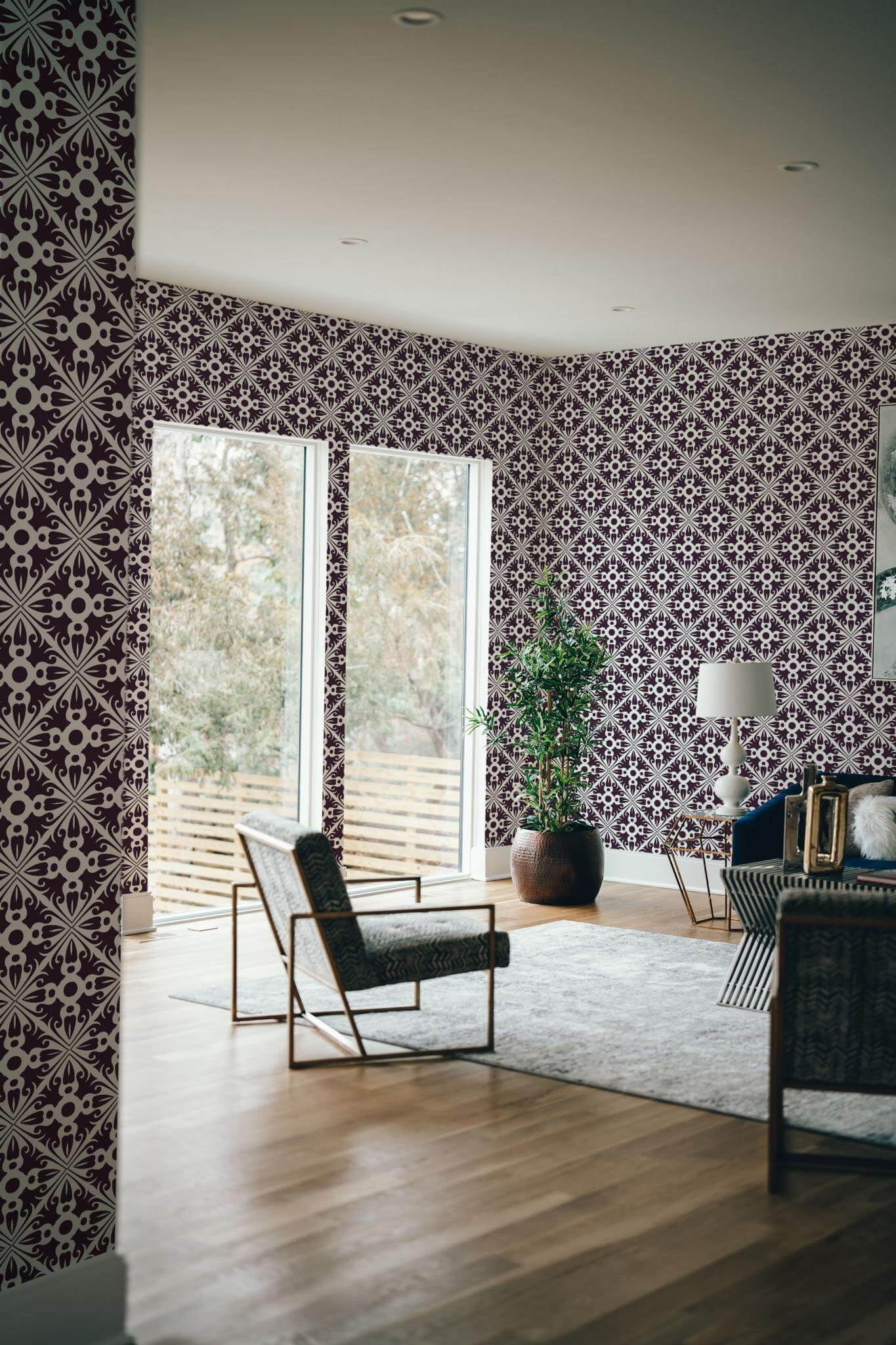 Arabesque tile Wallpaper - Image 3