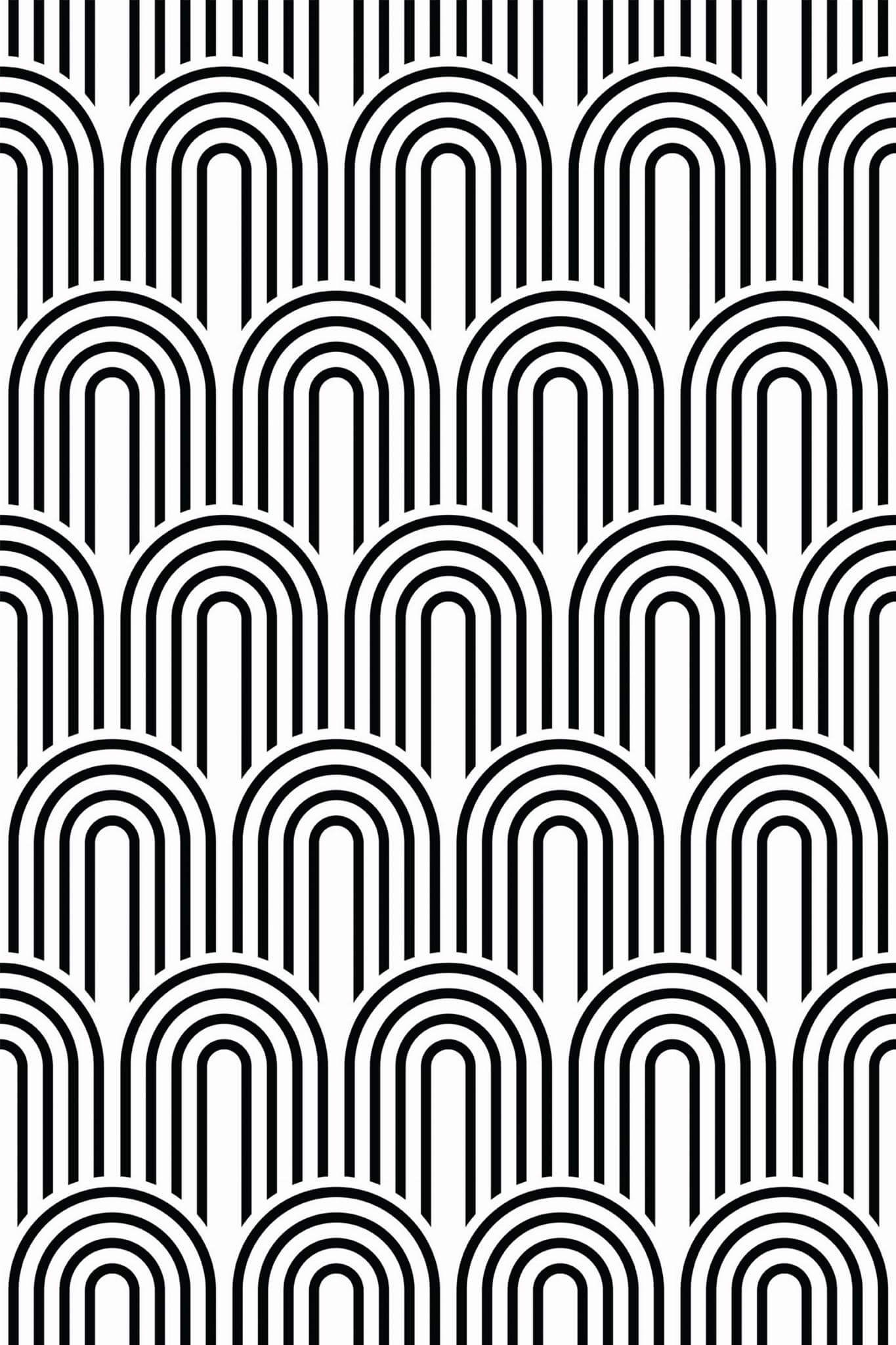 Art Deco arches Wallpaper - Image 2