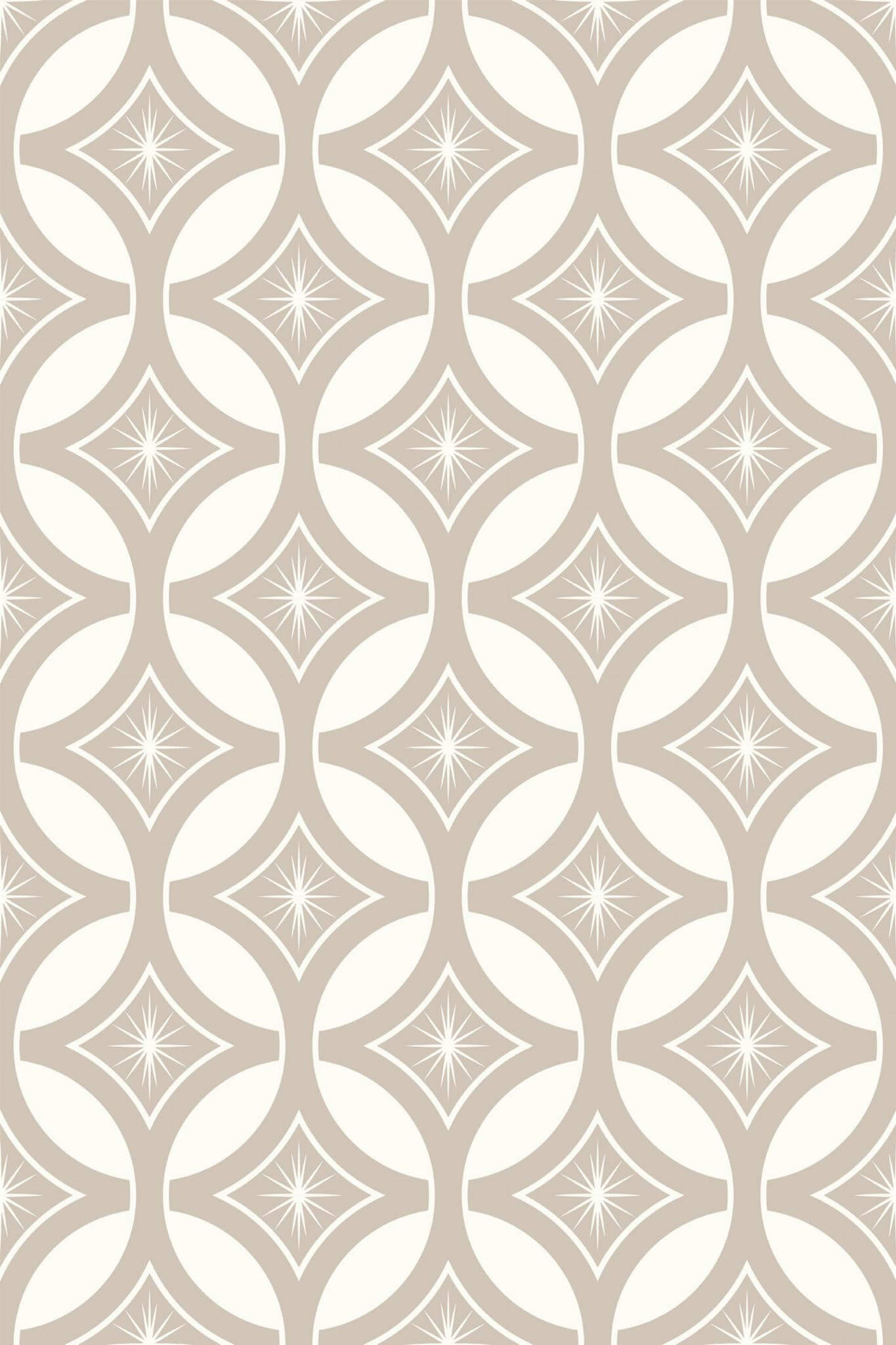 Art deco geometric circle pattern Wallpaper - Image 2