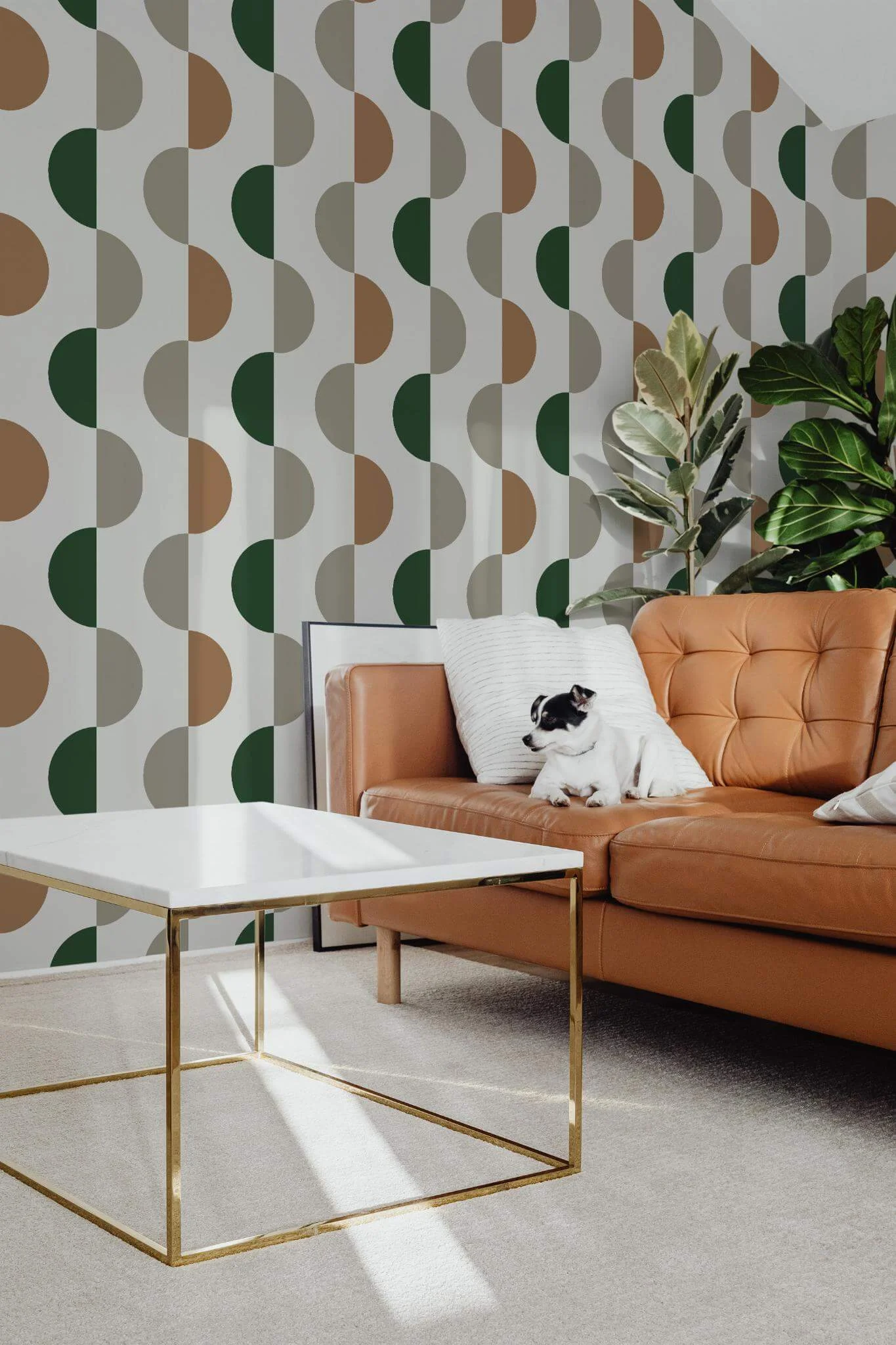 Bauhaus geometric Wallpaper - Image 3