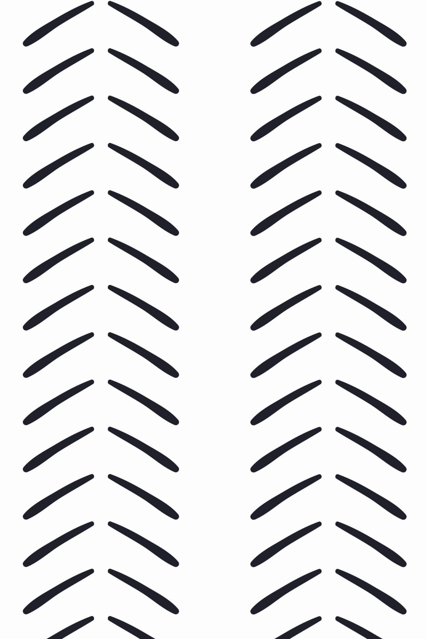 Black aesthetic herringbone Wallpaper - Image 2