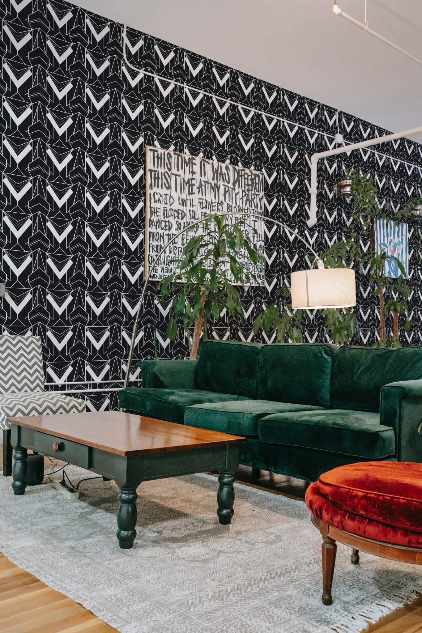 Modern Art Deco Wallpaper - Image 3