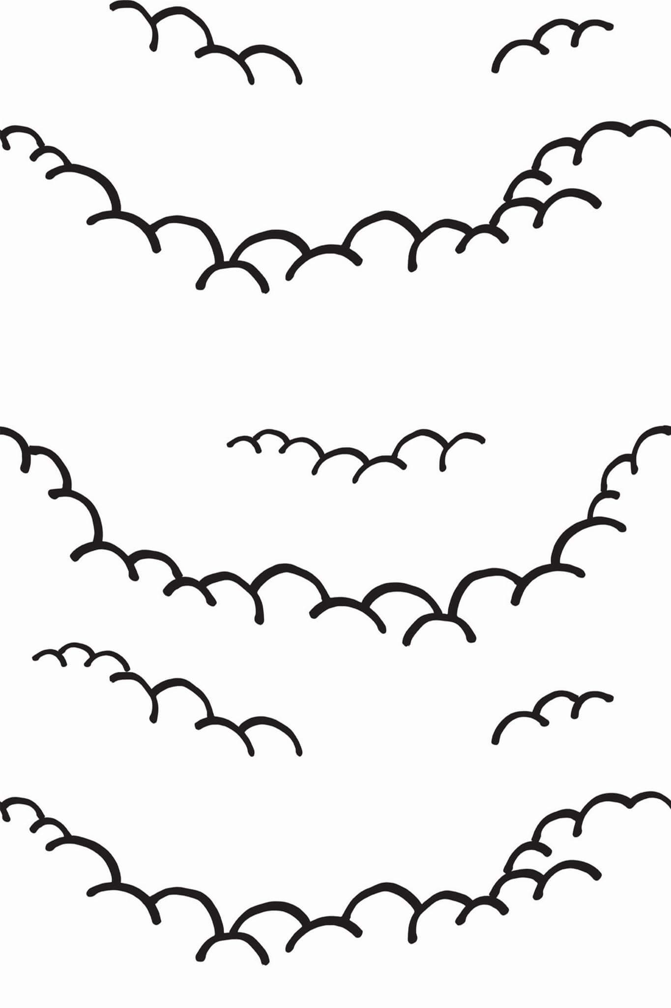 Black and white cloud Wallpaper - Image 2