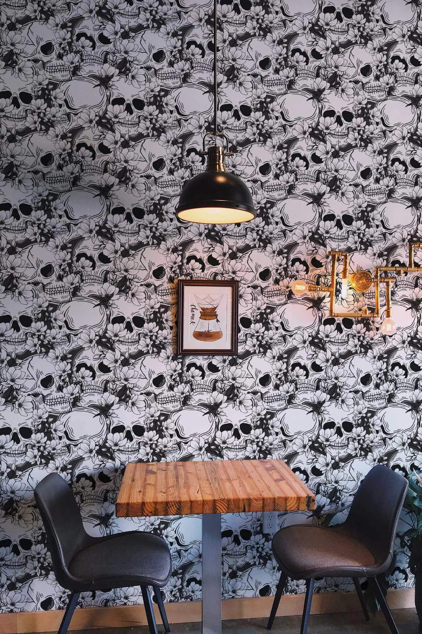 Black and white skull Wallpaper - Image 4
