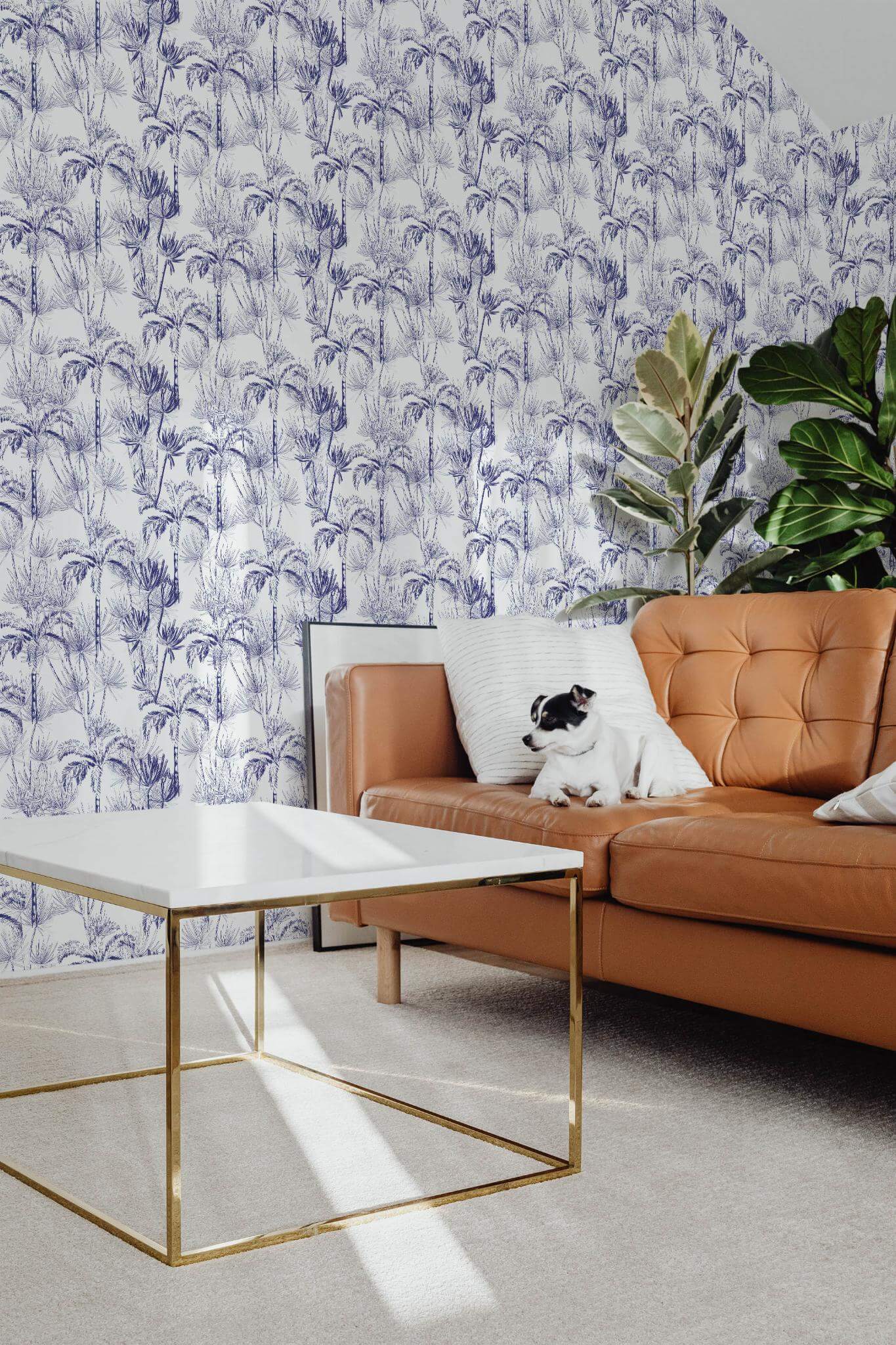 Blue palm tree Wallpaper - Image 3