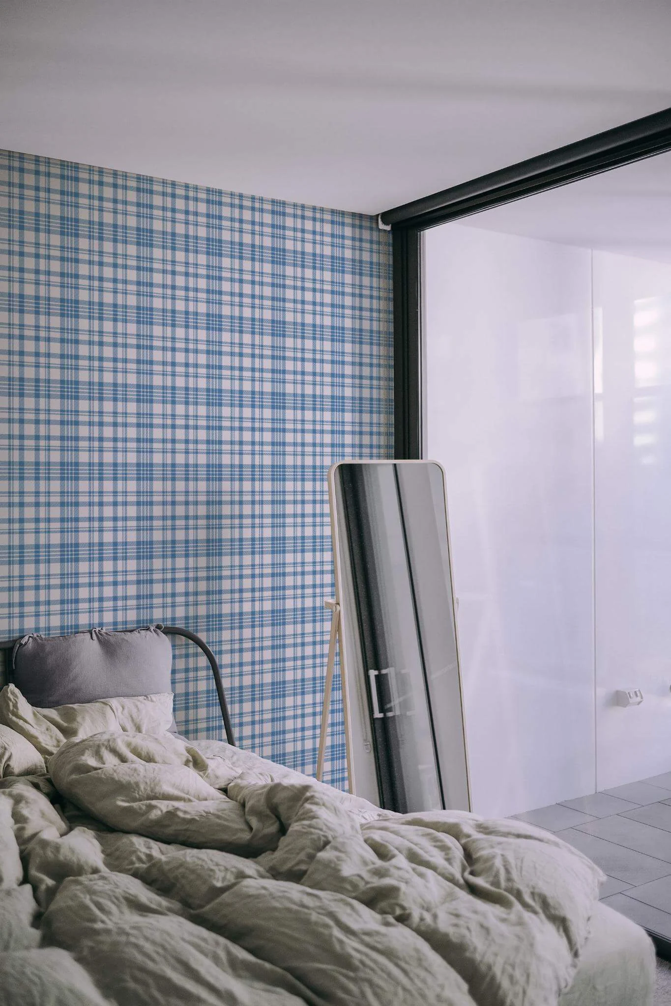 Blue plaid Wallpaper - Image 4