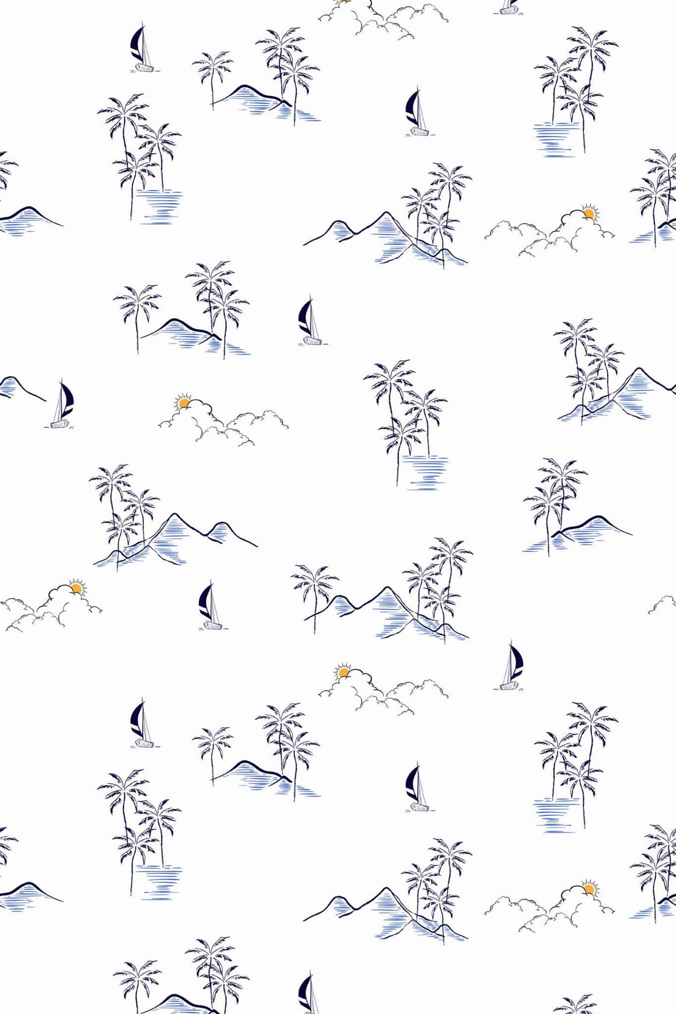Blue tropical Wallpaper - Image 2
