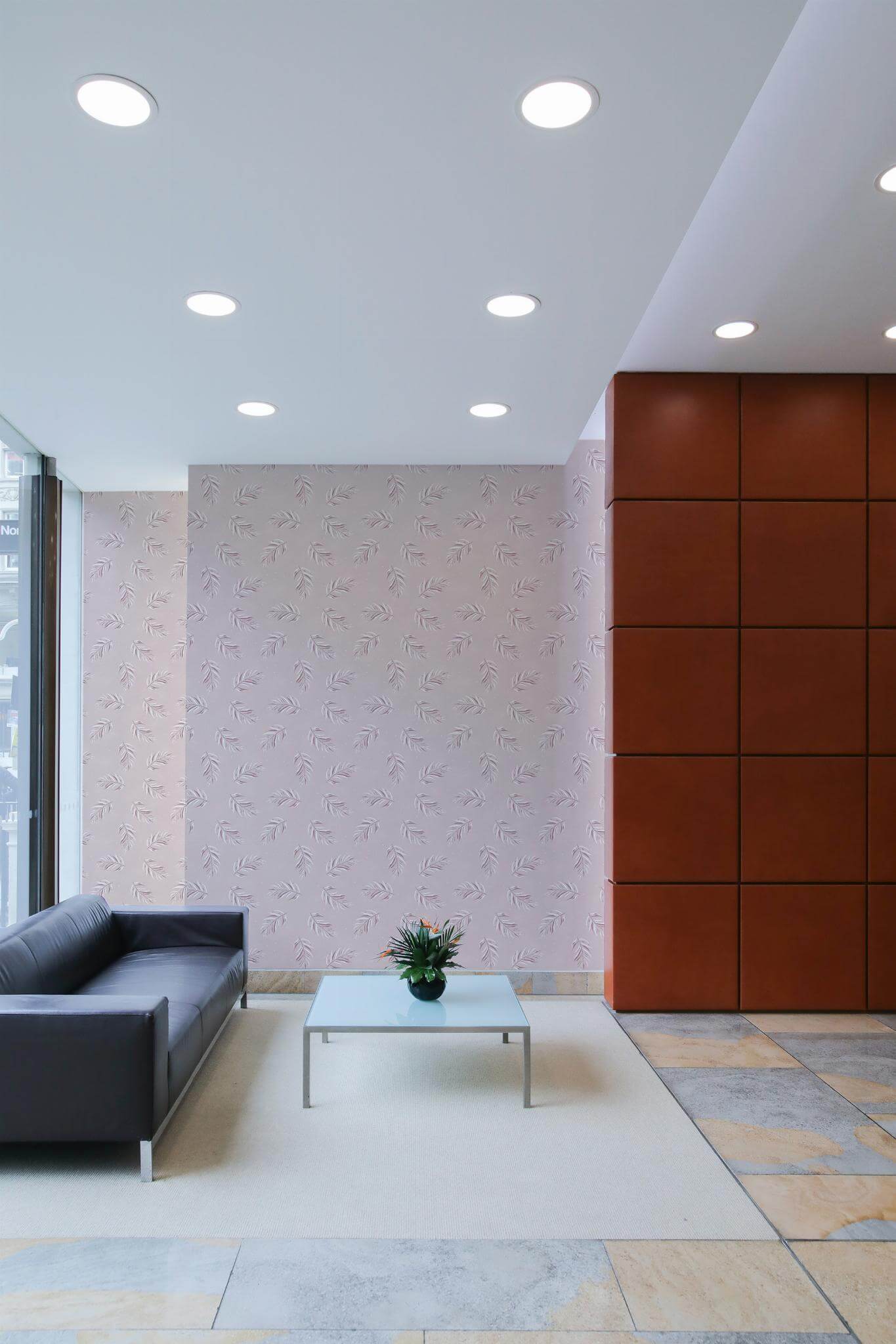 Pink boho leaf Wallpaper - Image 3