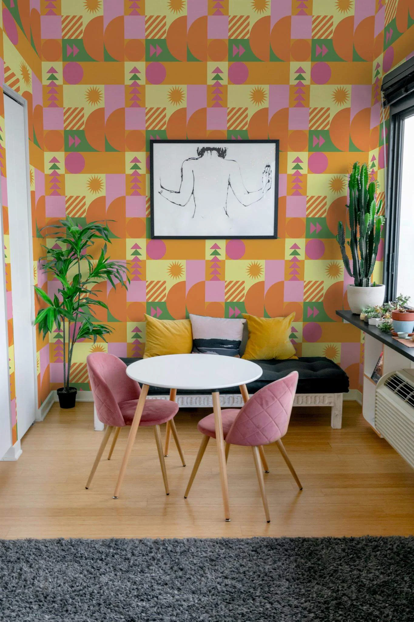 Bold geometric Wallpaper - Image 4