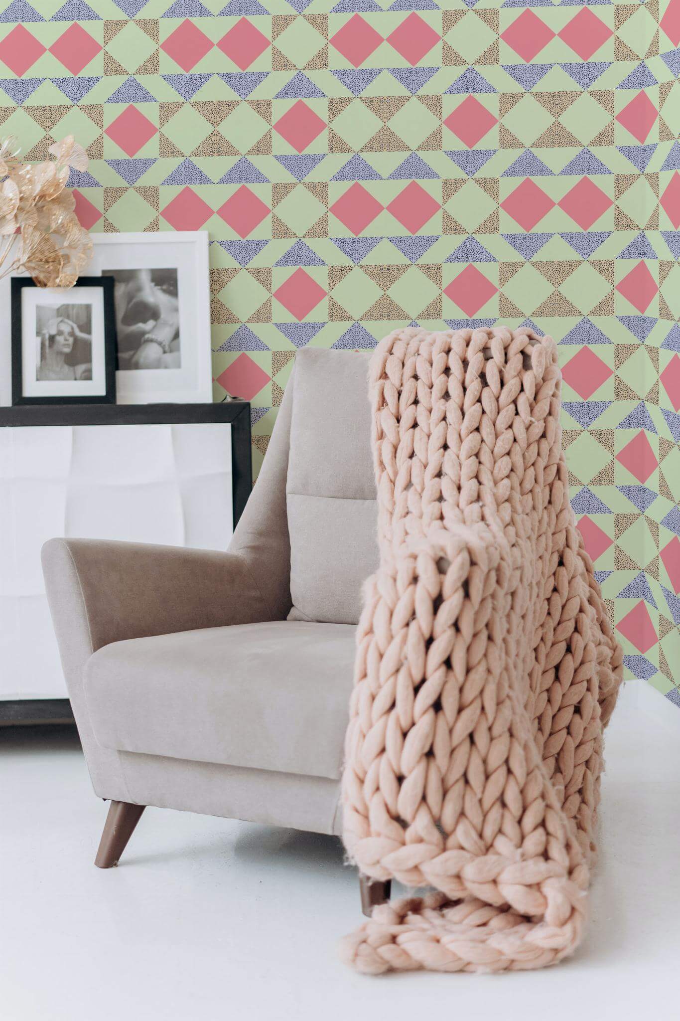 Bright geometric Wallpaper