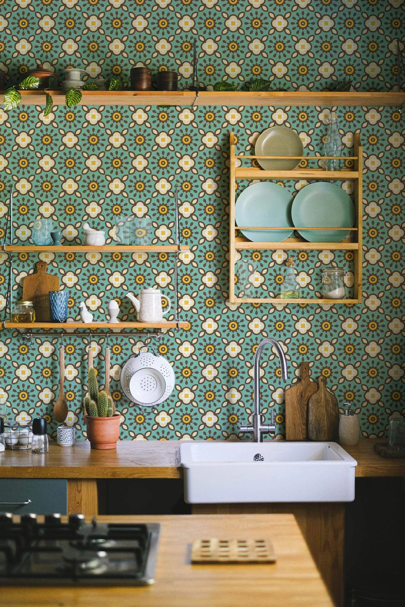 Retro seamless geometric Wallpaper - Image 4