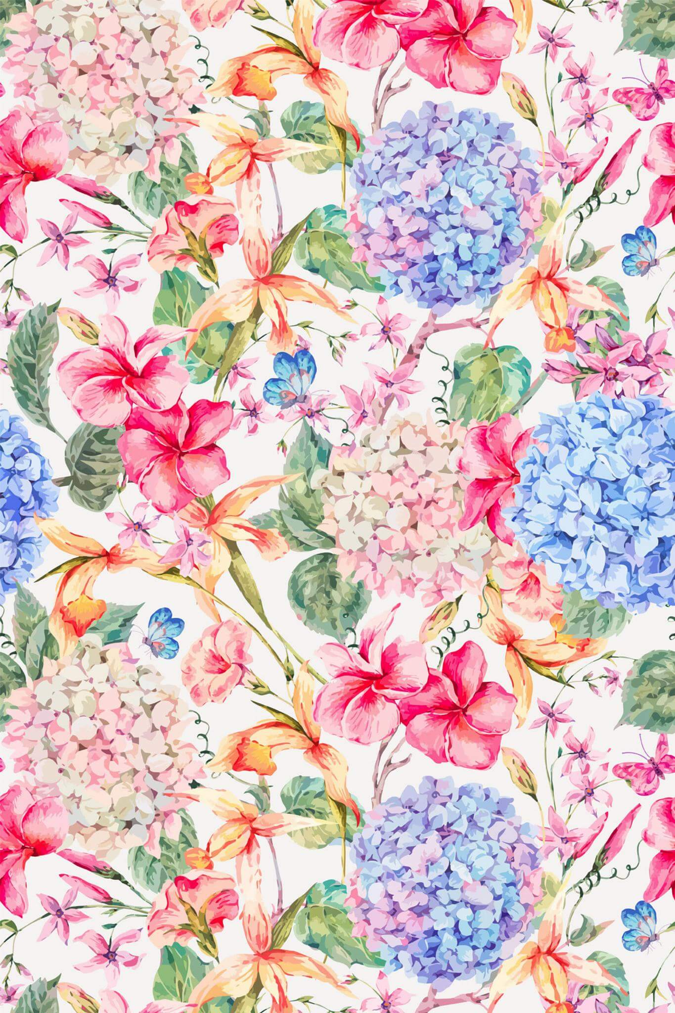 Bright floral Wallpaper - Image 2