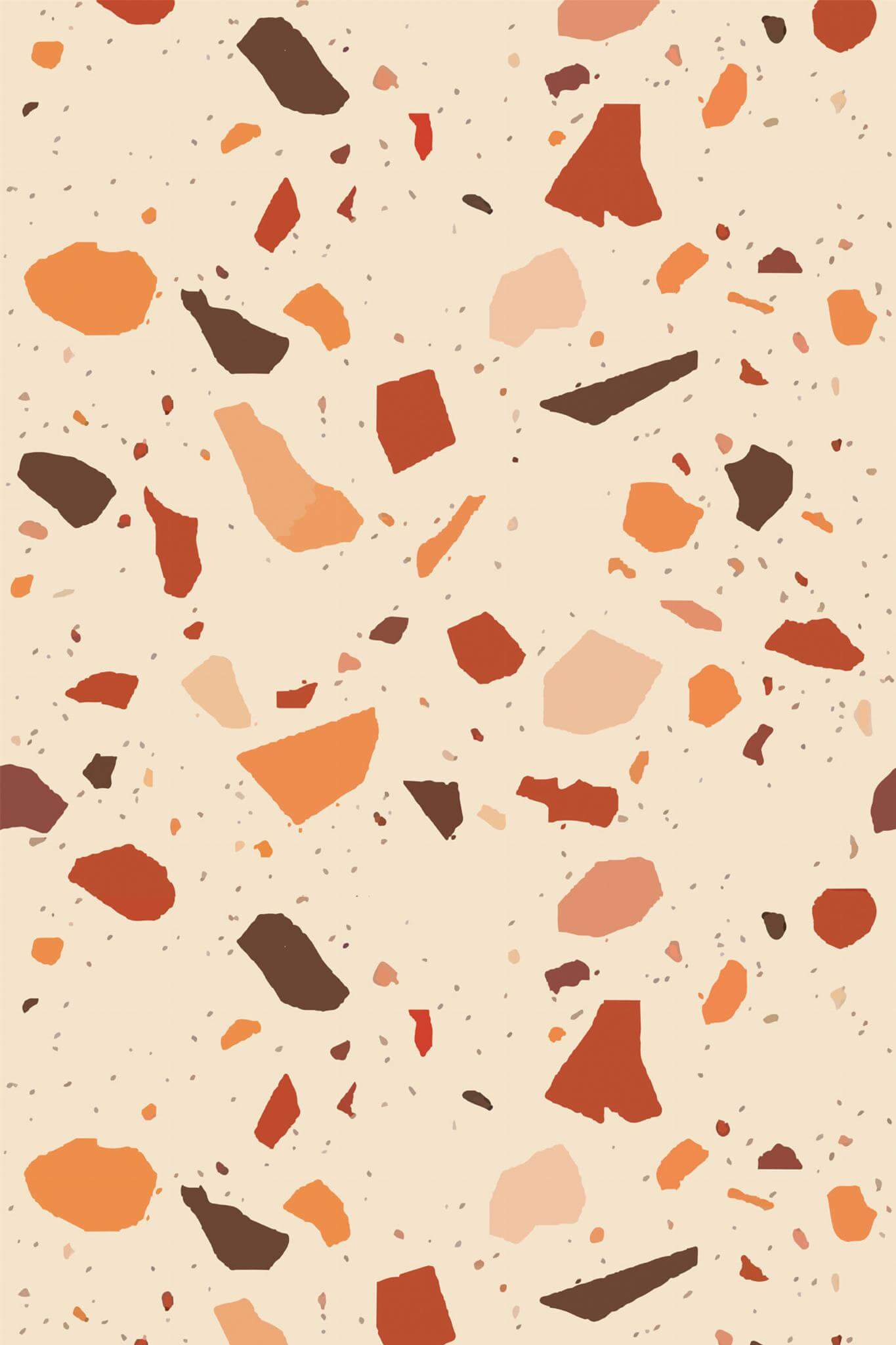 Brown terrazzo Wallpaper - Image 2
