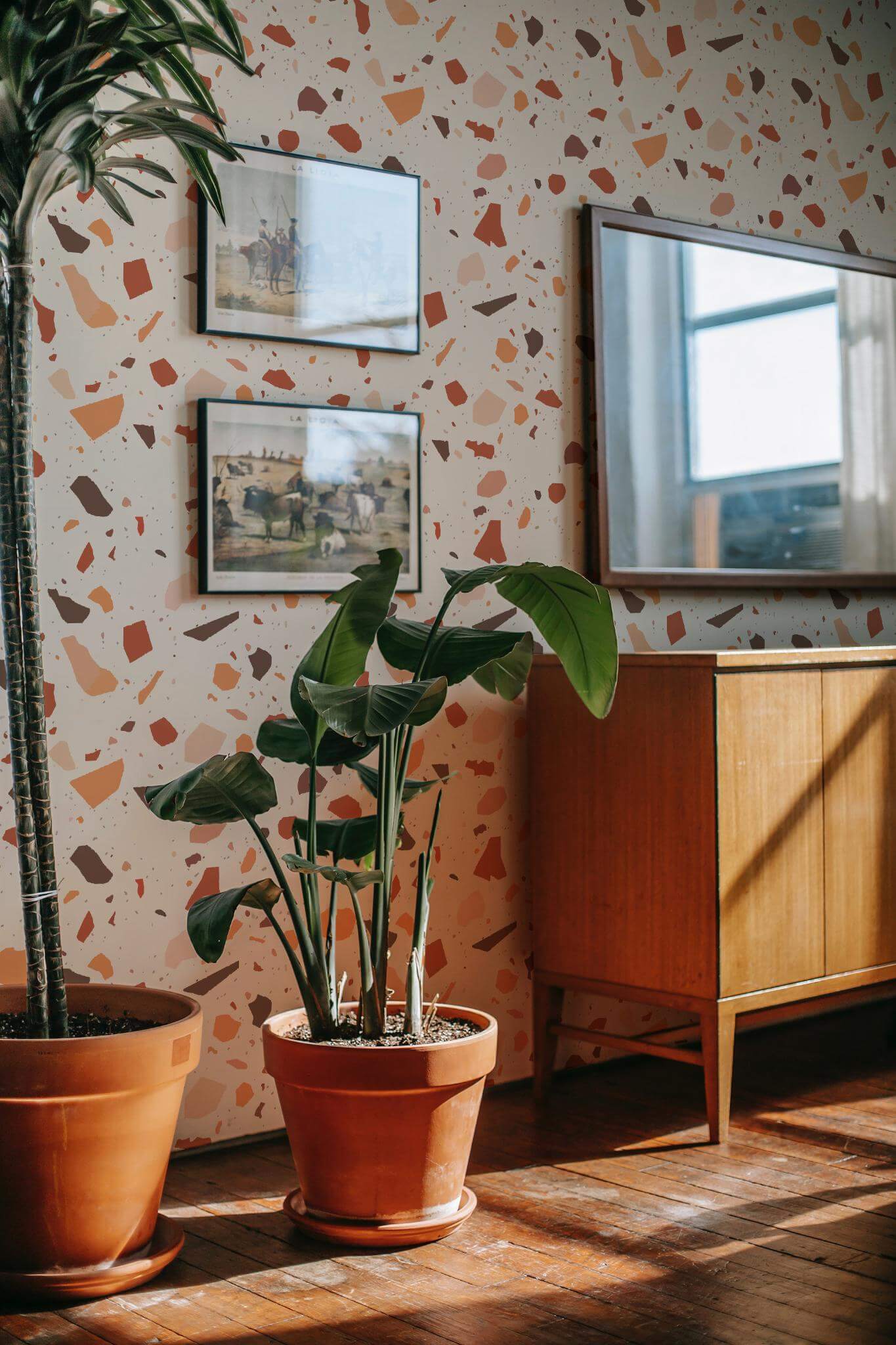 Brown terrazzo Wallpaper - Image 4