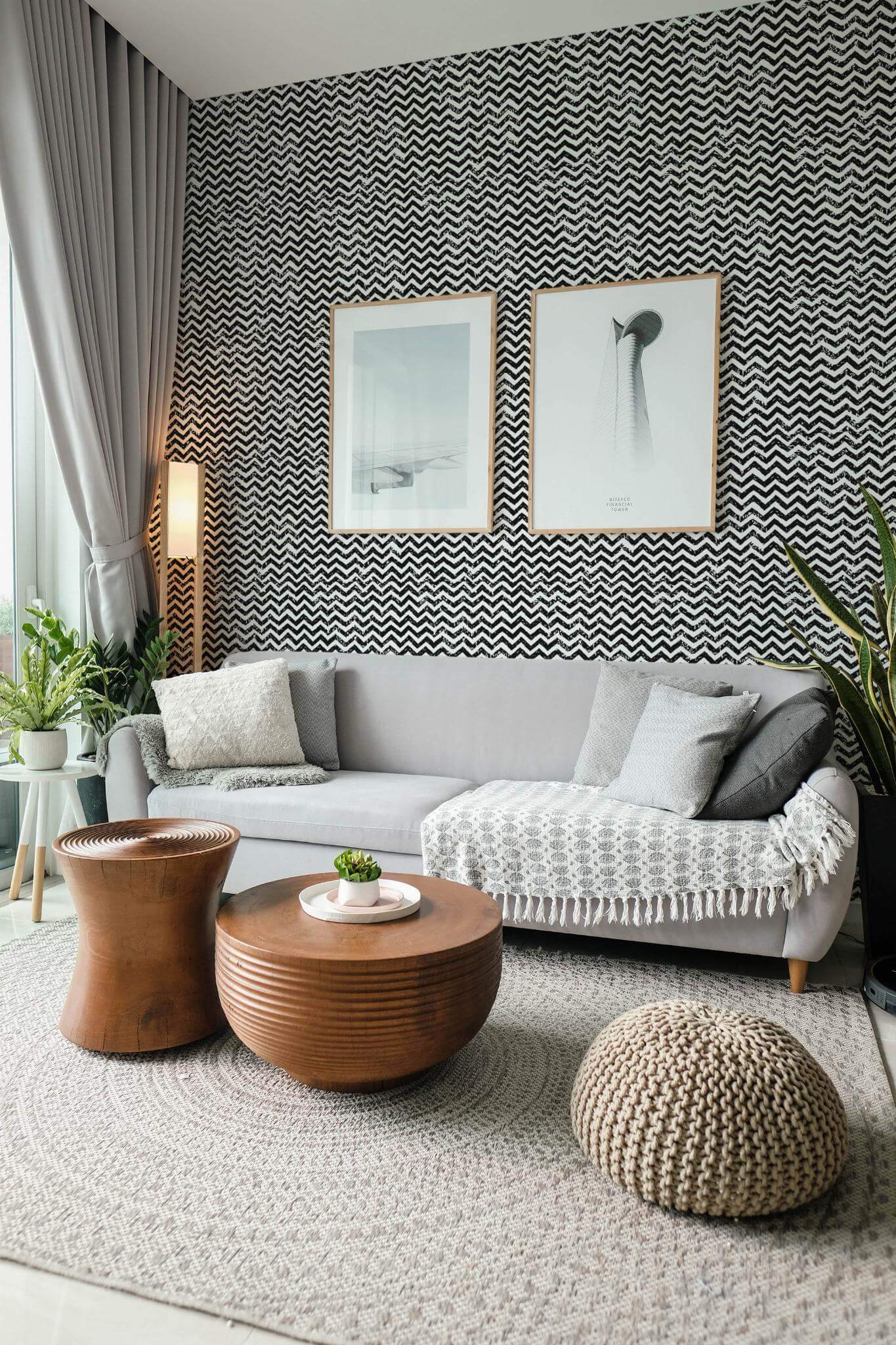 Grunge chevron Wallpaper - Image 3