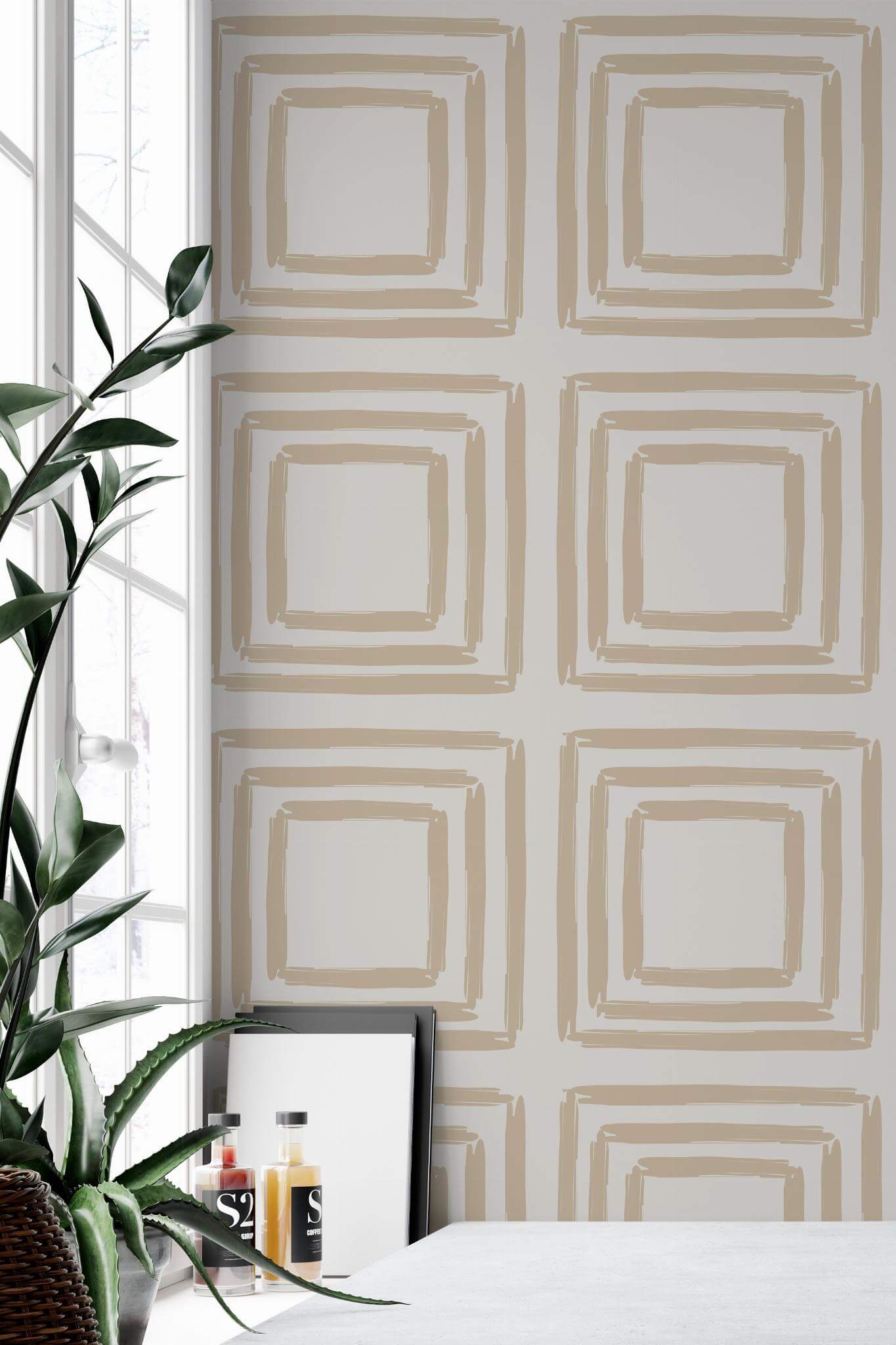 Square brushstroke Wallpaper | Shop SafetyMat®