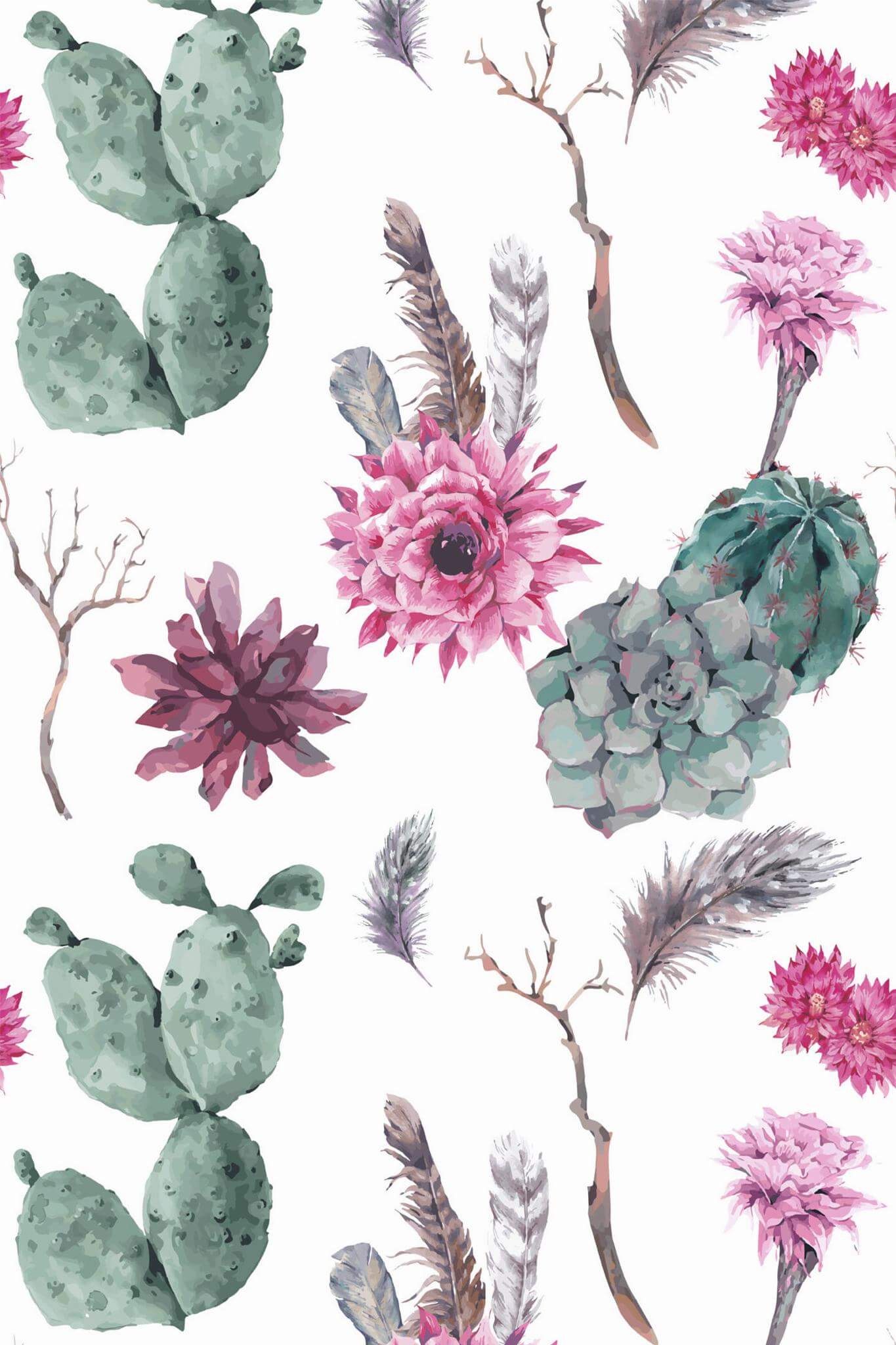 Cactus flower Wallpaper - Image 2