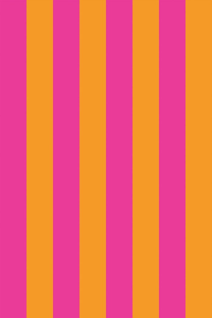 Pink and Orange Striped Wallpaper - Image 2