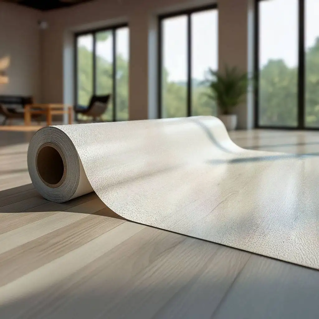Clear Peel and Stick Vinyl Flooring Roll