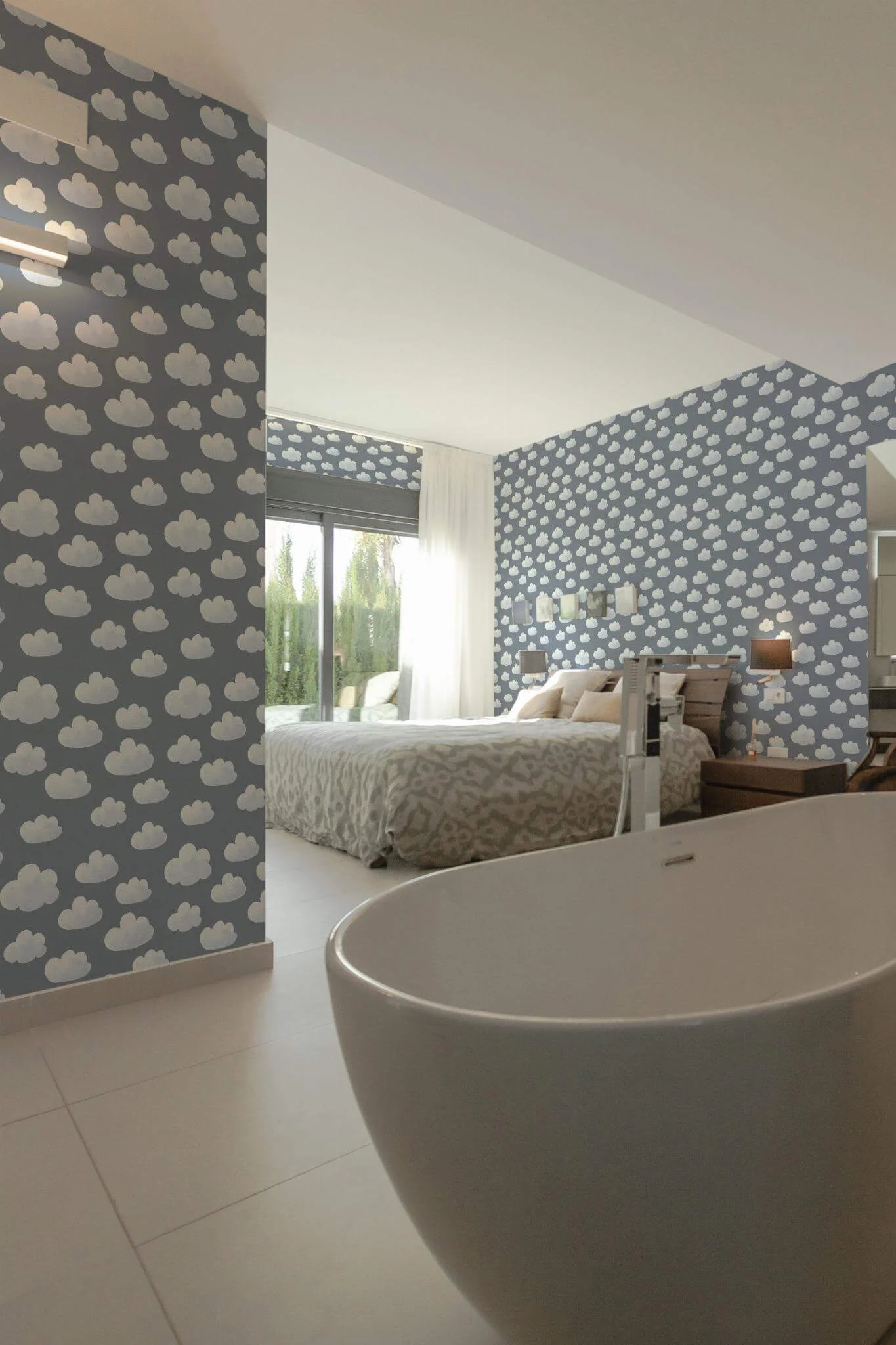Contemporary cloud Wallpaper - Image 3