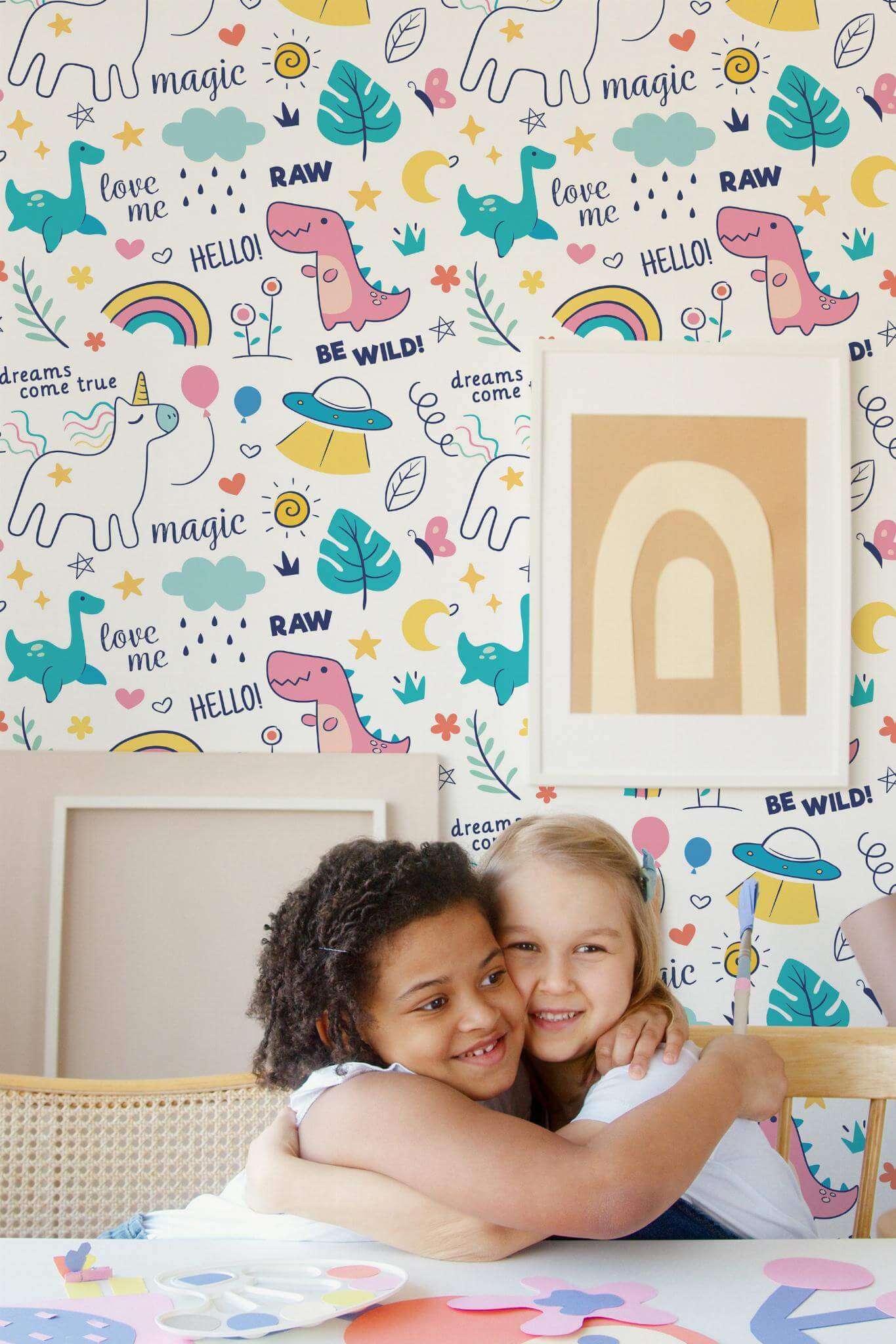 Multicolor kids room Wallpaper - Image 4