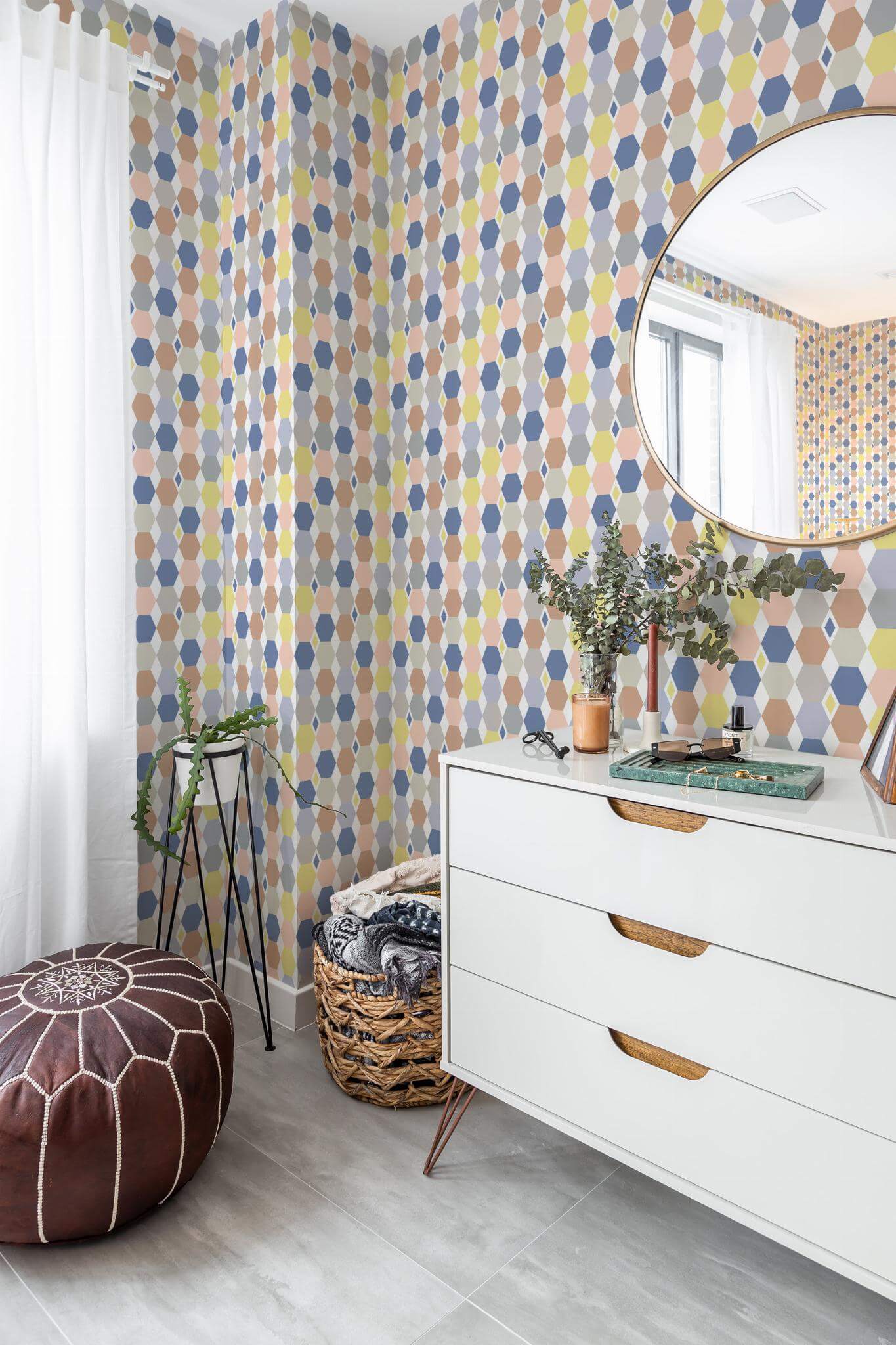 Multicolor hexagon Wallpaper - Image 3