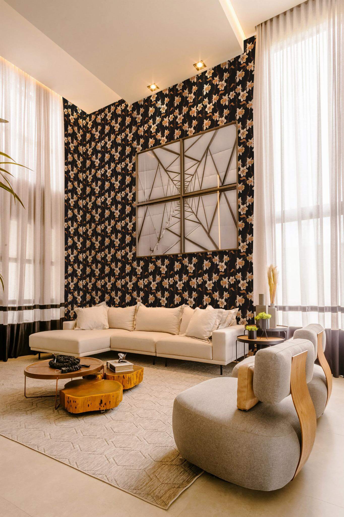 Vintage daffodil Wallpaper - Image 3