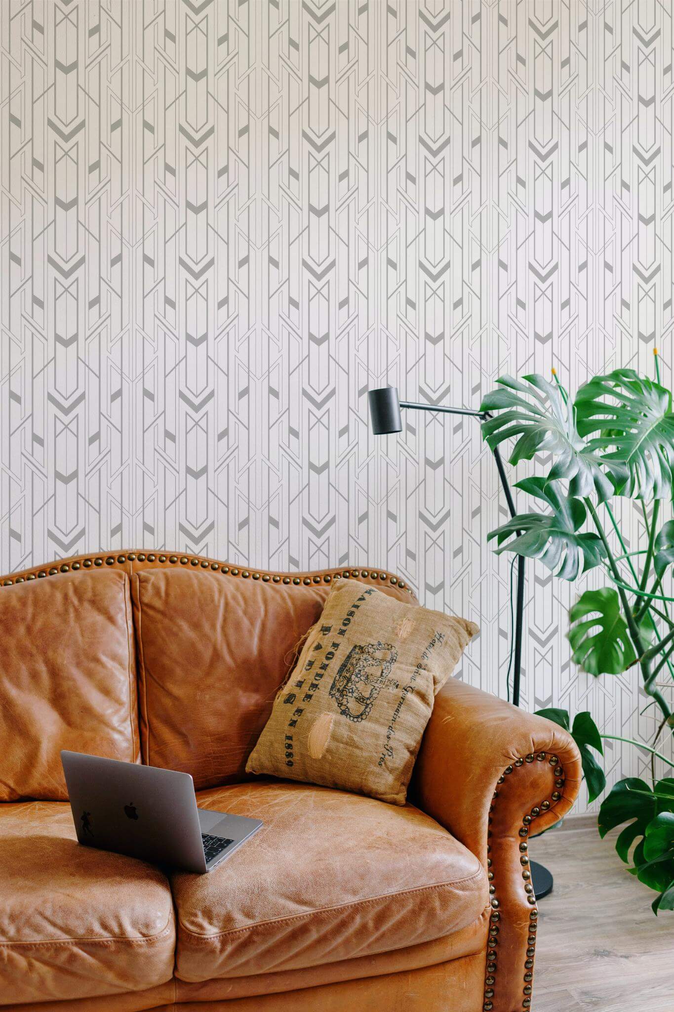Geometric Art Deco Wallpaper - Image 4