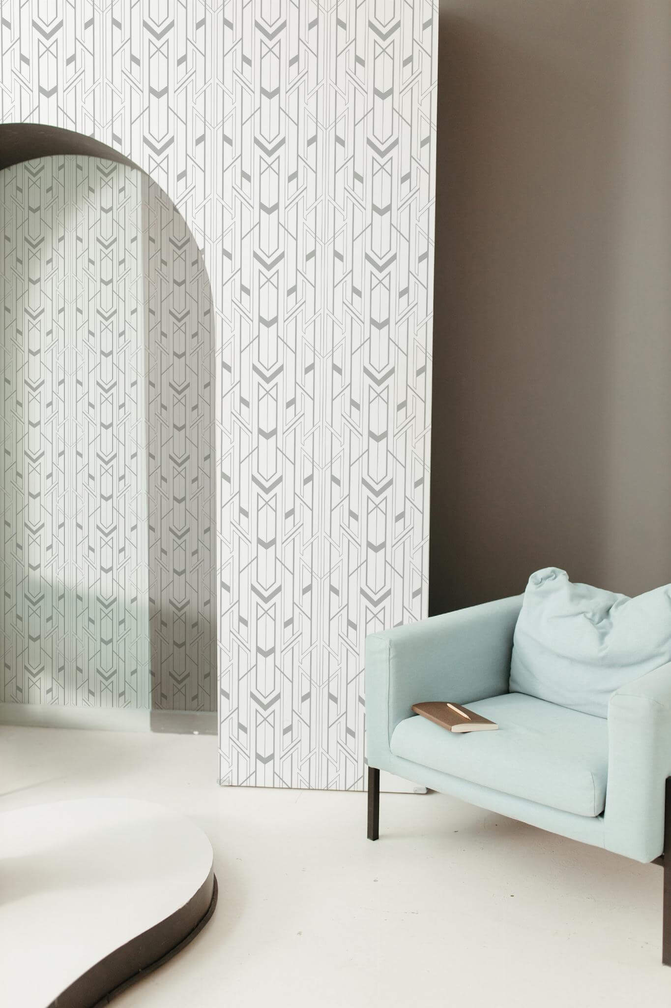 Geometric Art Deco Wallpaper - Image 3