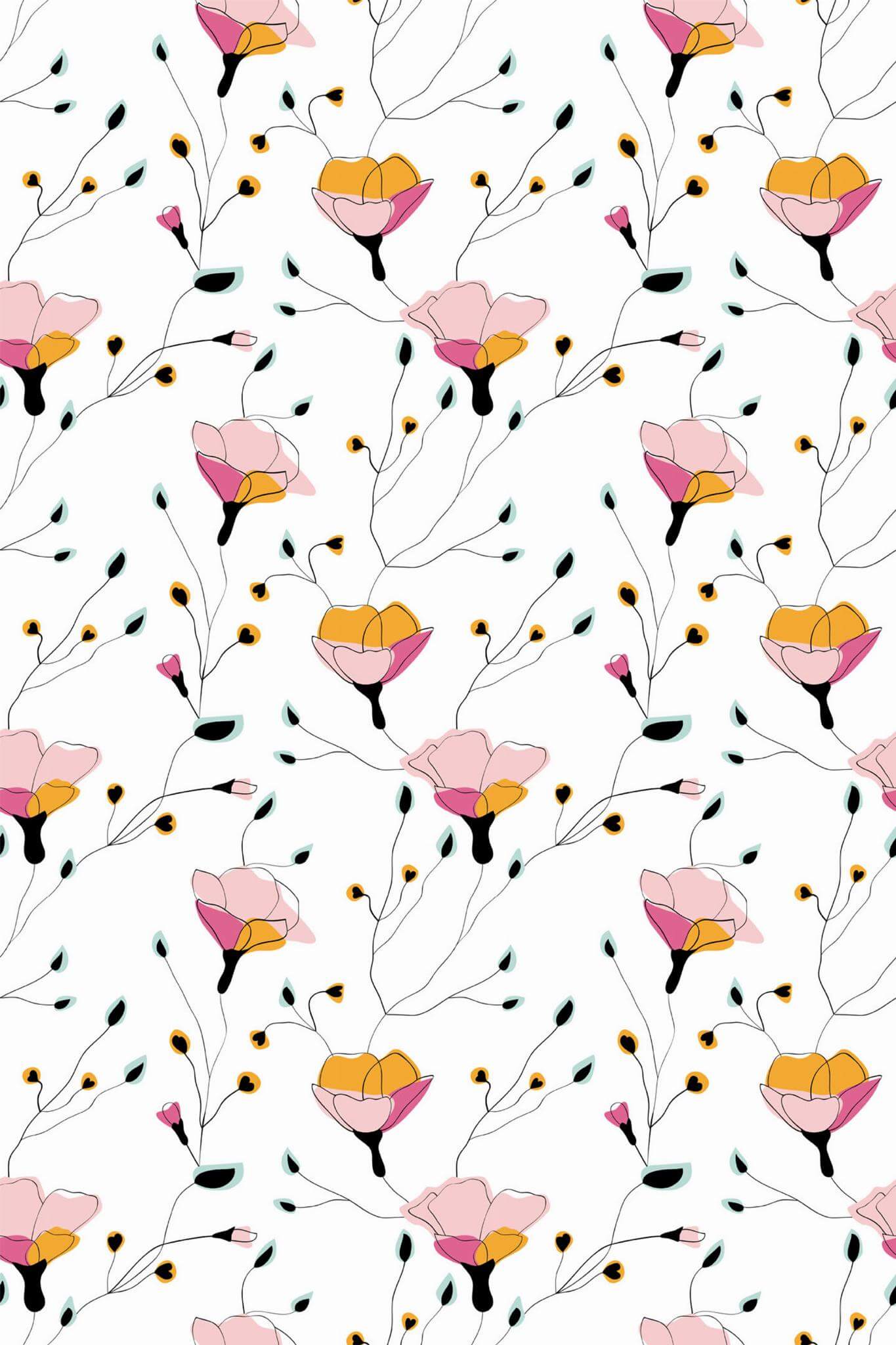 Delicate floral Wallpaper - Image 2