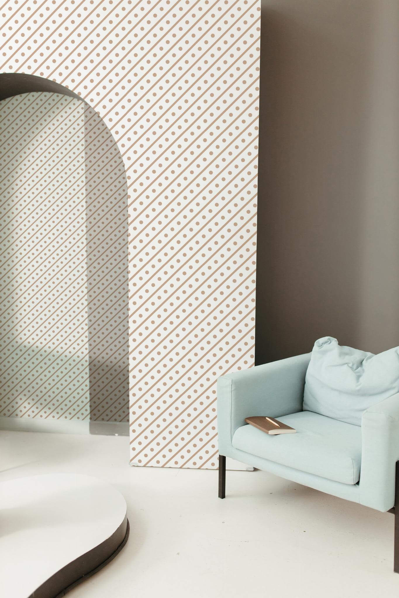 Diagonal lines and dots Wallpaper - Image 3