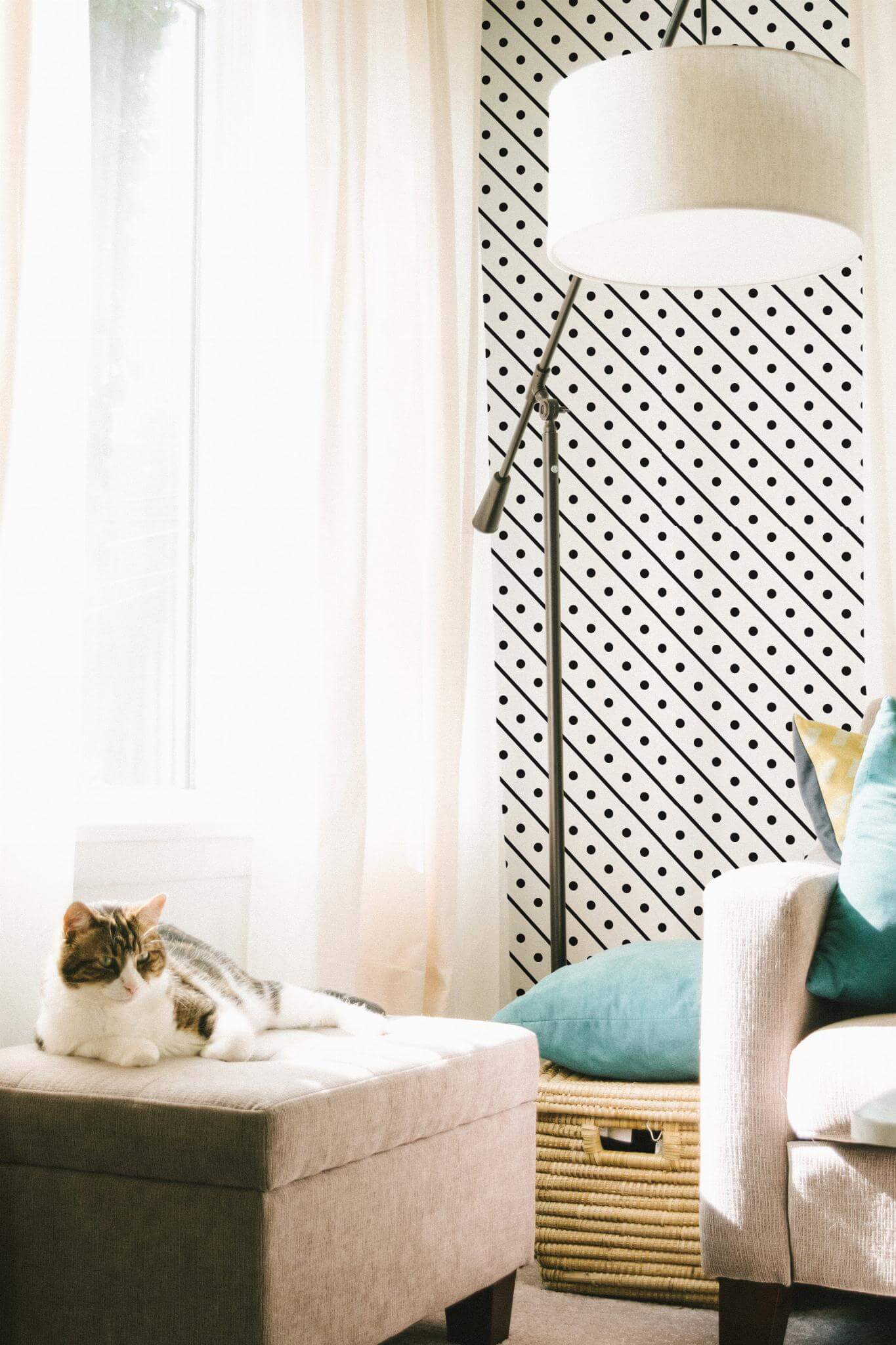 Diagonal dotted line Wallpaper - Image 4