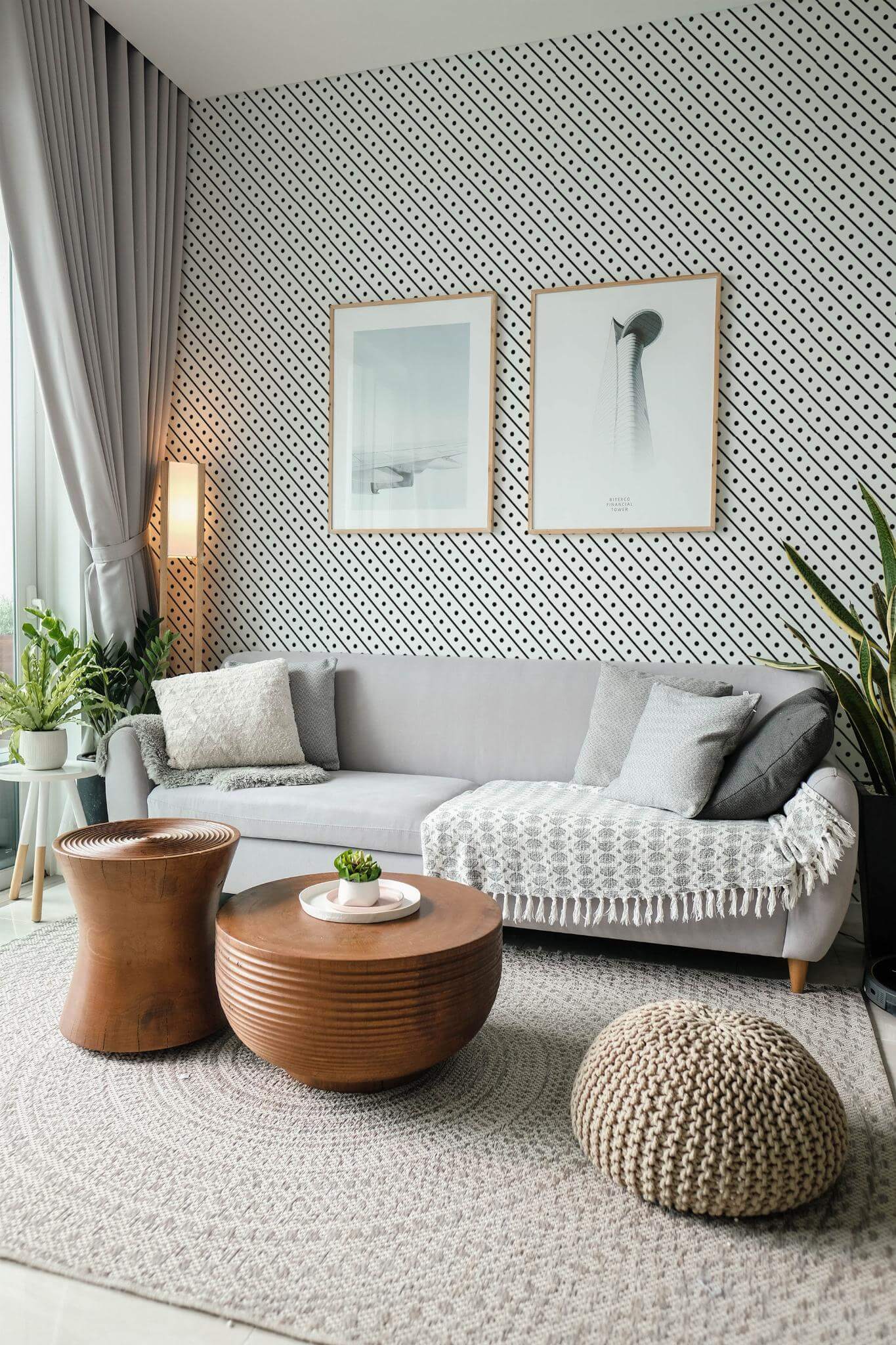 Diagonal dotted line Wallpaper - Image 3
