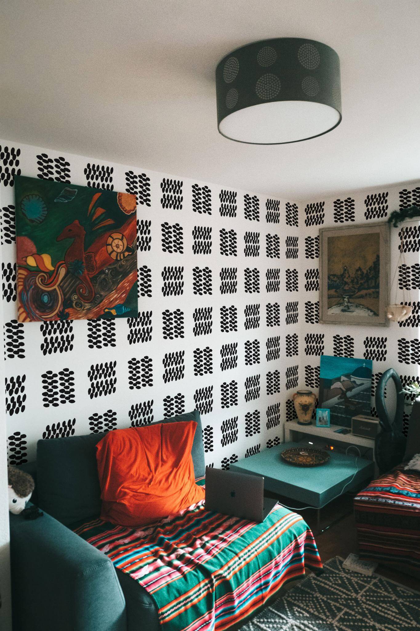 Dotted squares Wallpaper - Image 4