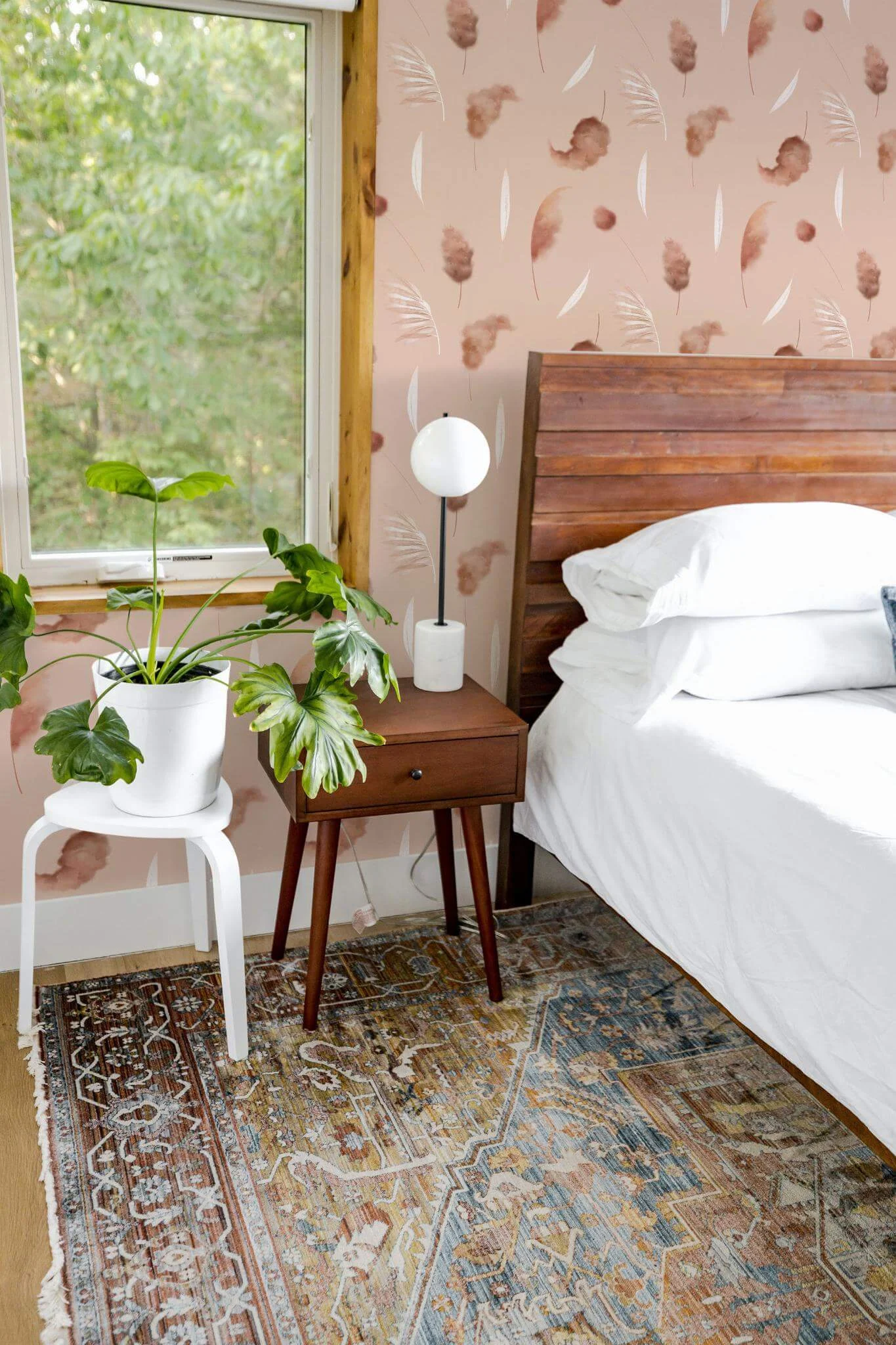 Dreamy boho leaf Wallpaper - Image 4