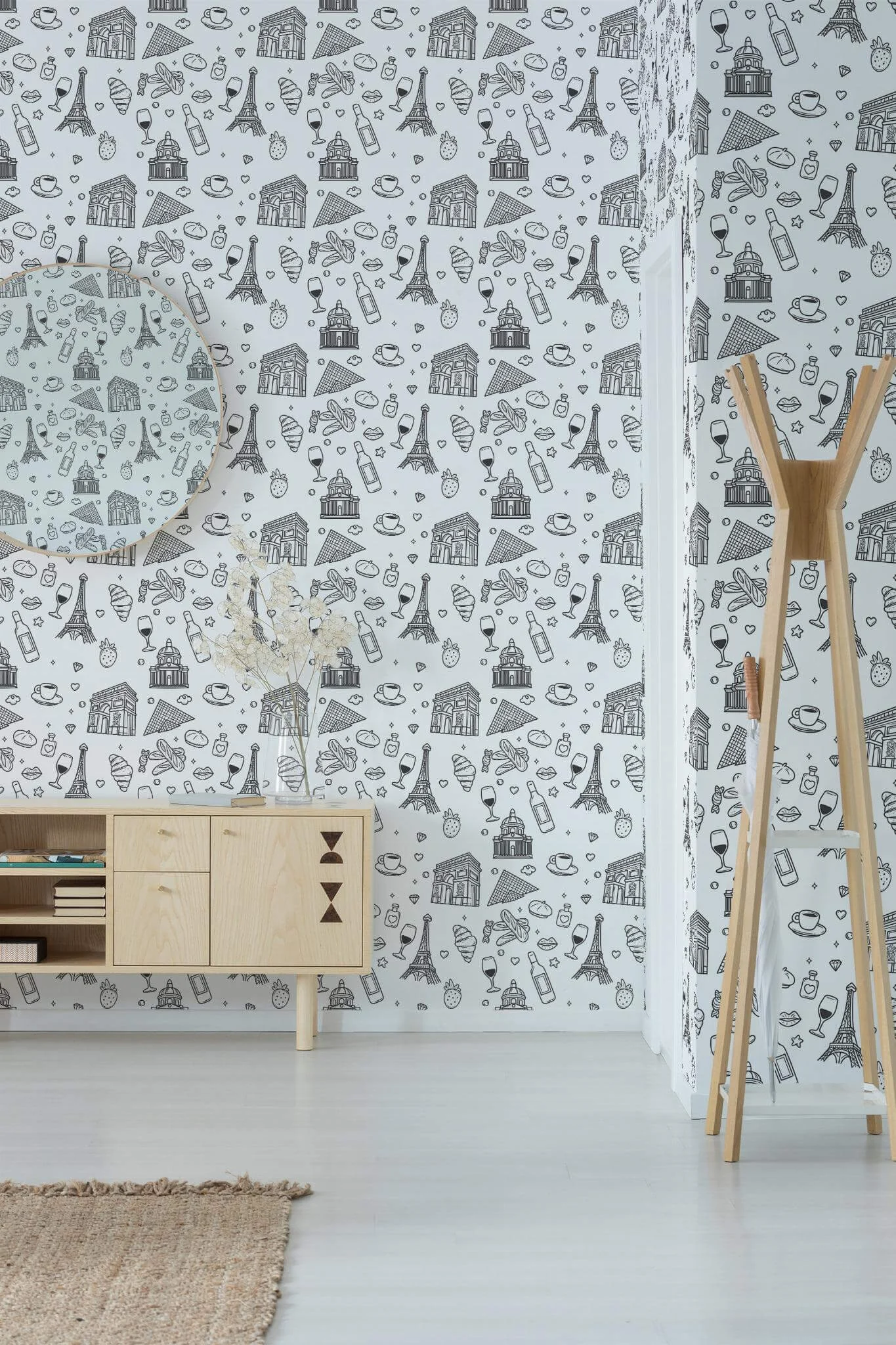 Elements of Paris Wallpaper - Image 4