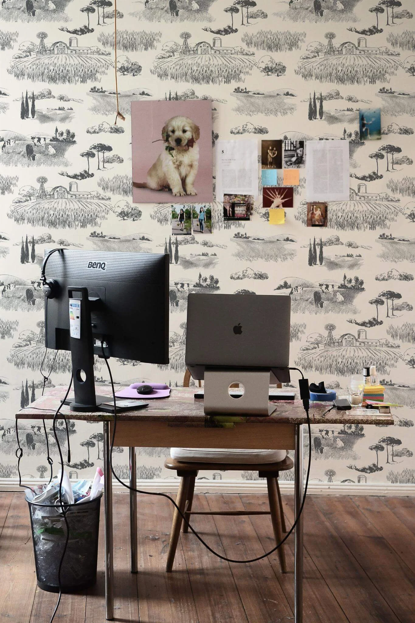 Farmhouse toile Wallpaper - Image 4