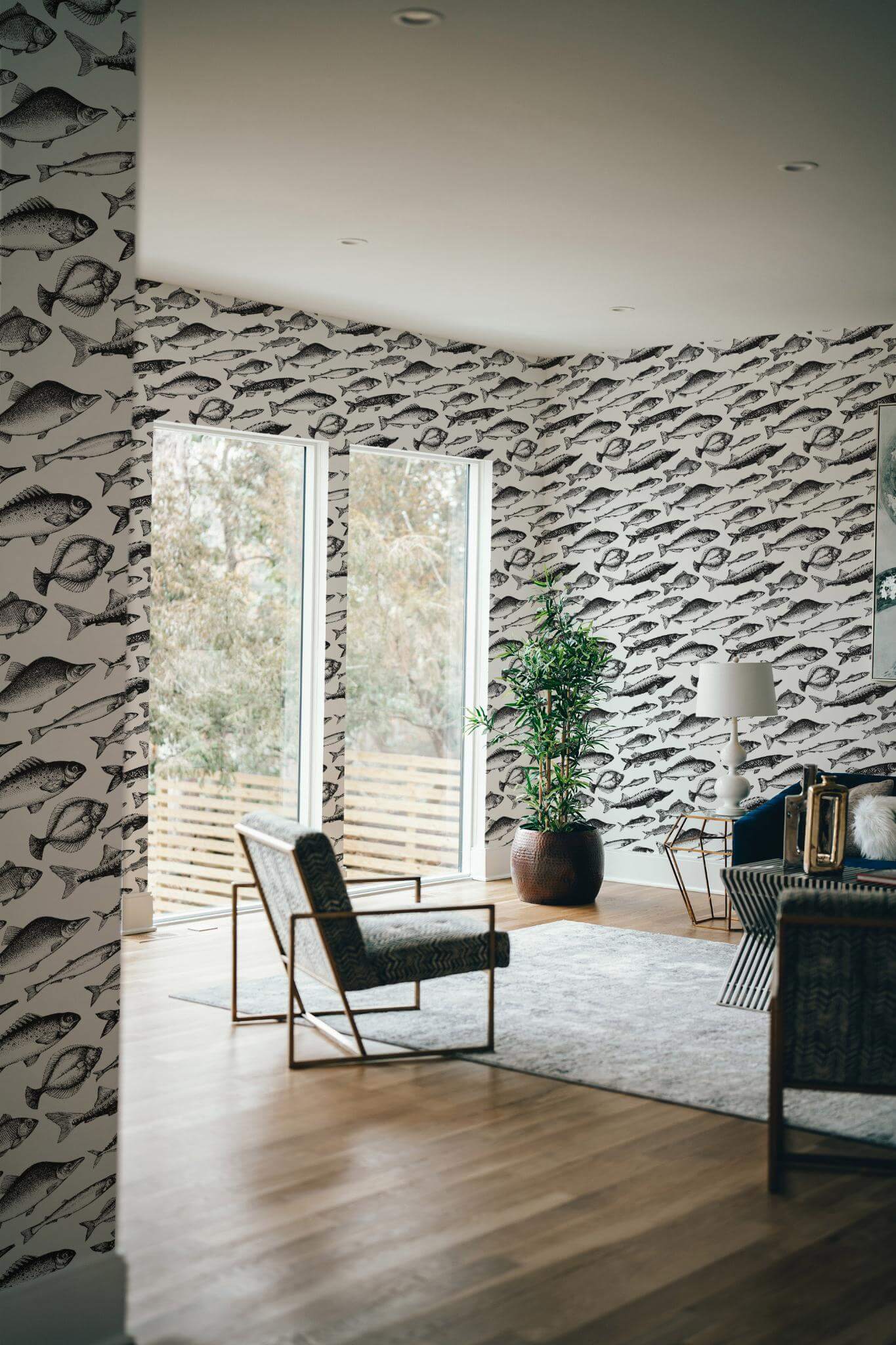 Fish pattern Wallpaper - Image 3