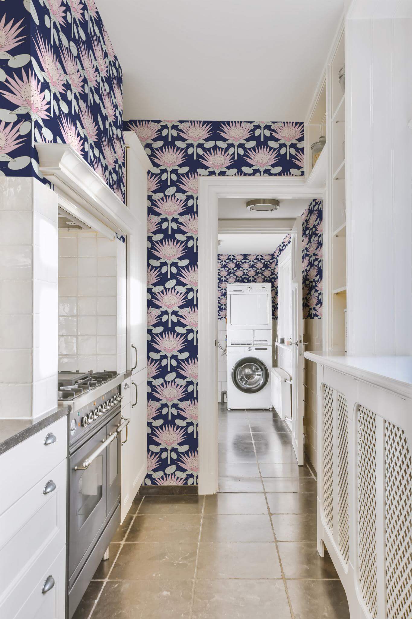 Art Deco floral Wallpaper - Image 4