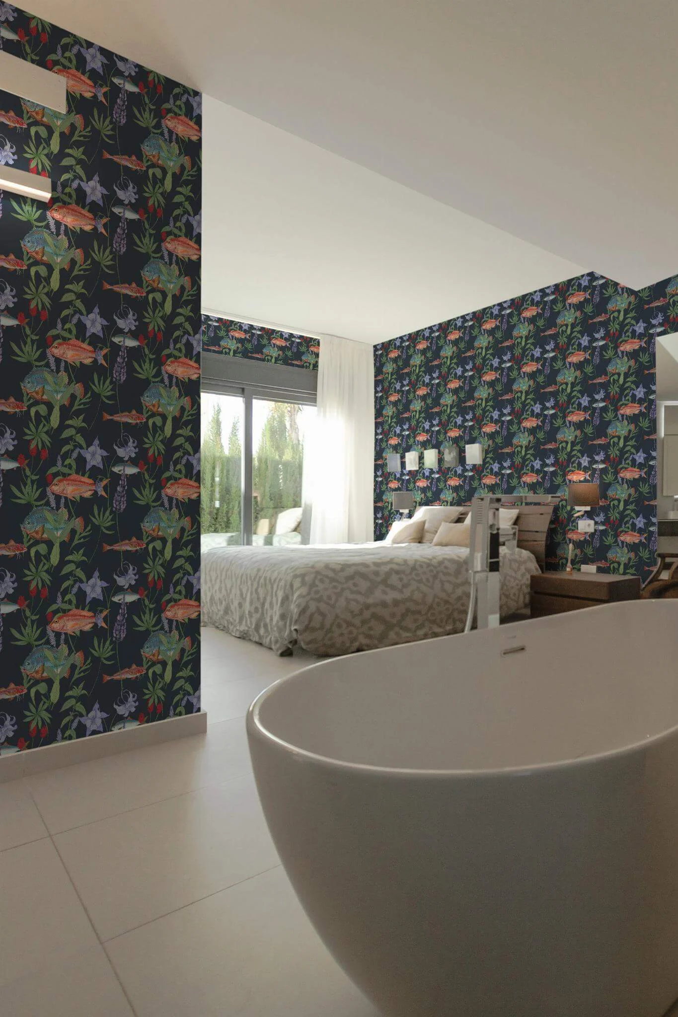 Floral fish Wallpaper - Image 3