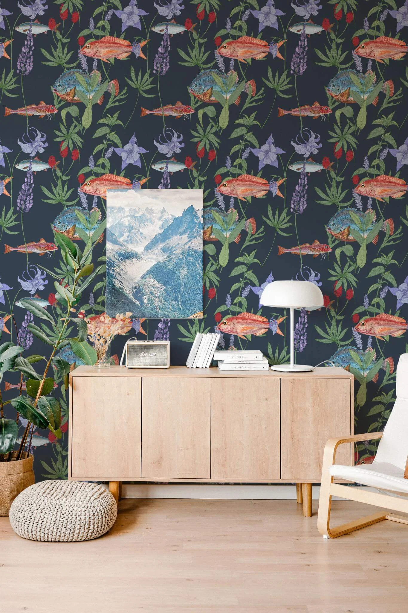 Floral fish Wallpaper - Image 4