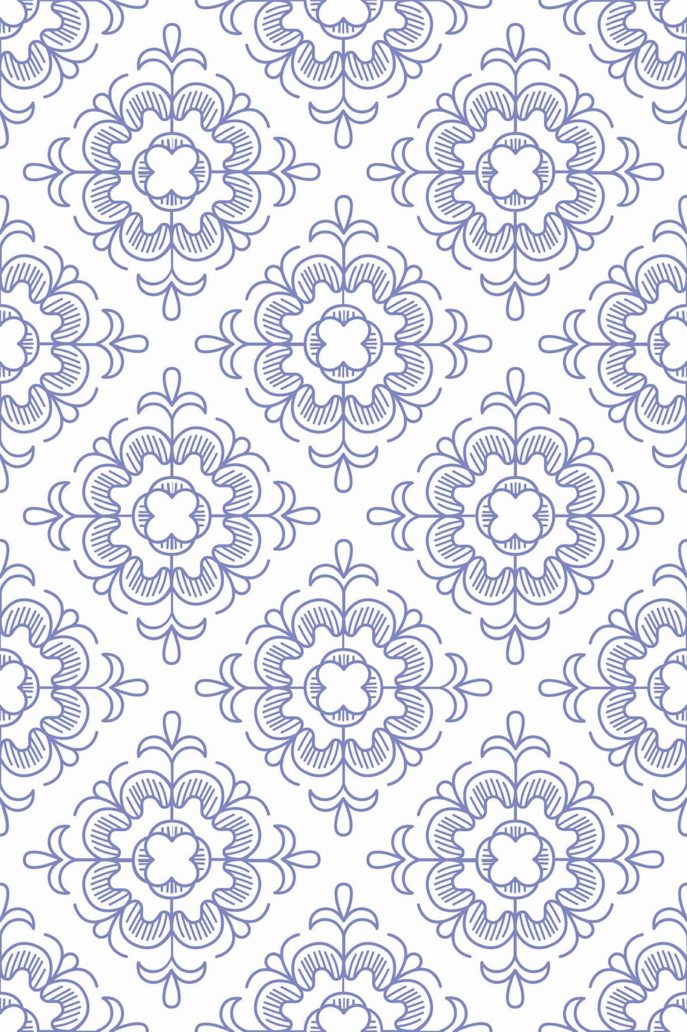 Floral tile Wallpaper - Image 2