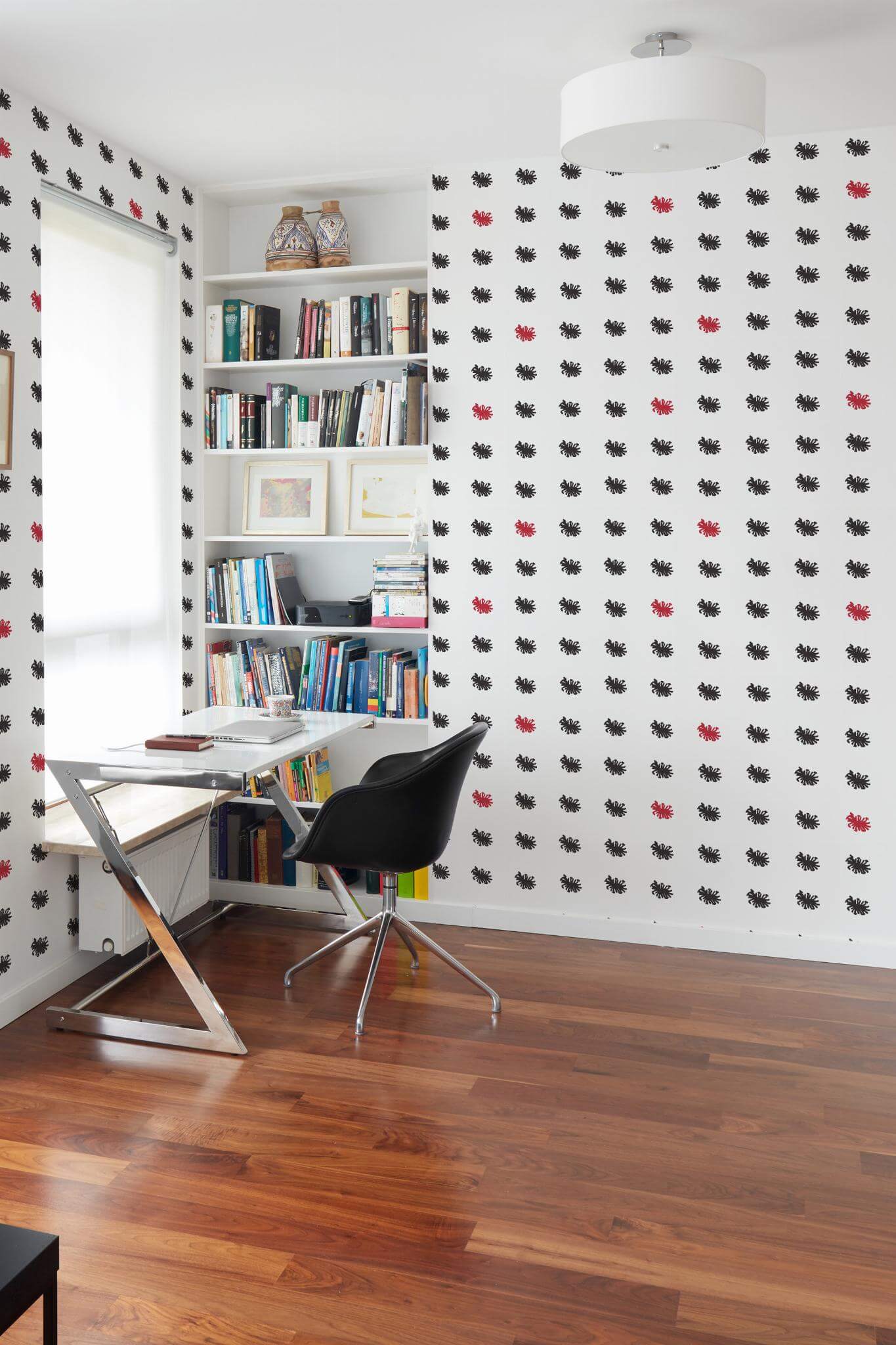 Red and black geometric Wallpaper - Image 4